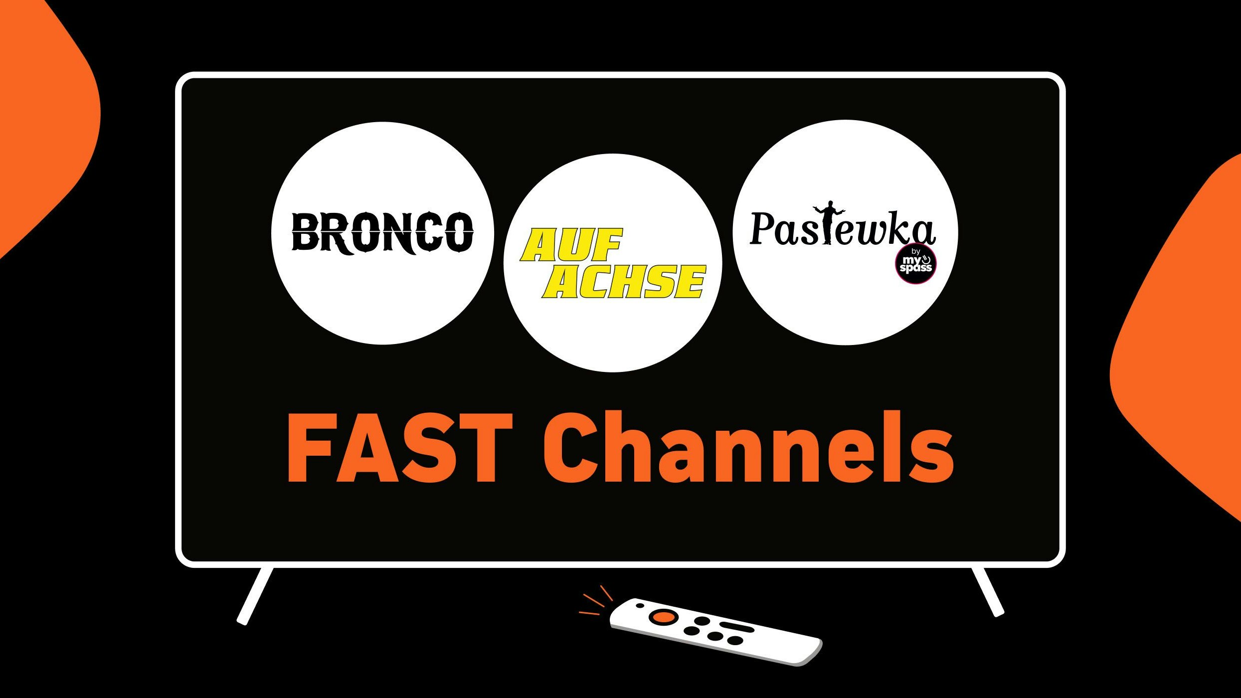 Zattoo startet mit "Pastewka", "Bronco" und "Auf Achse" drei neue Sender.