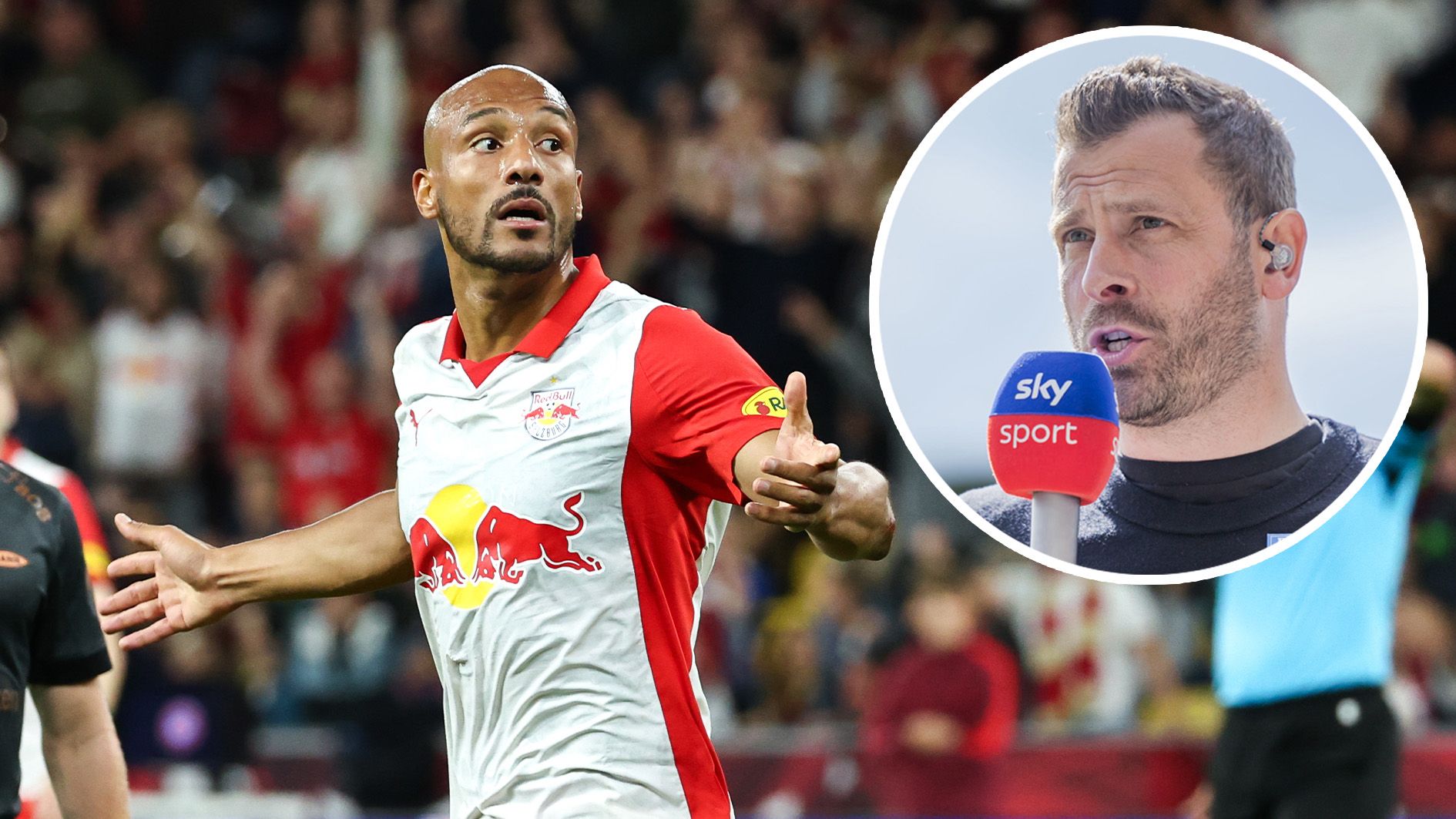 Karim Onisiwo brachte Sturm-Coach Jürgen Säumel aus der Fassung.