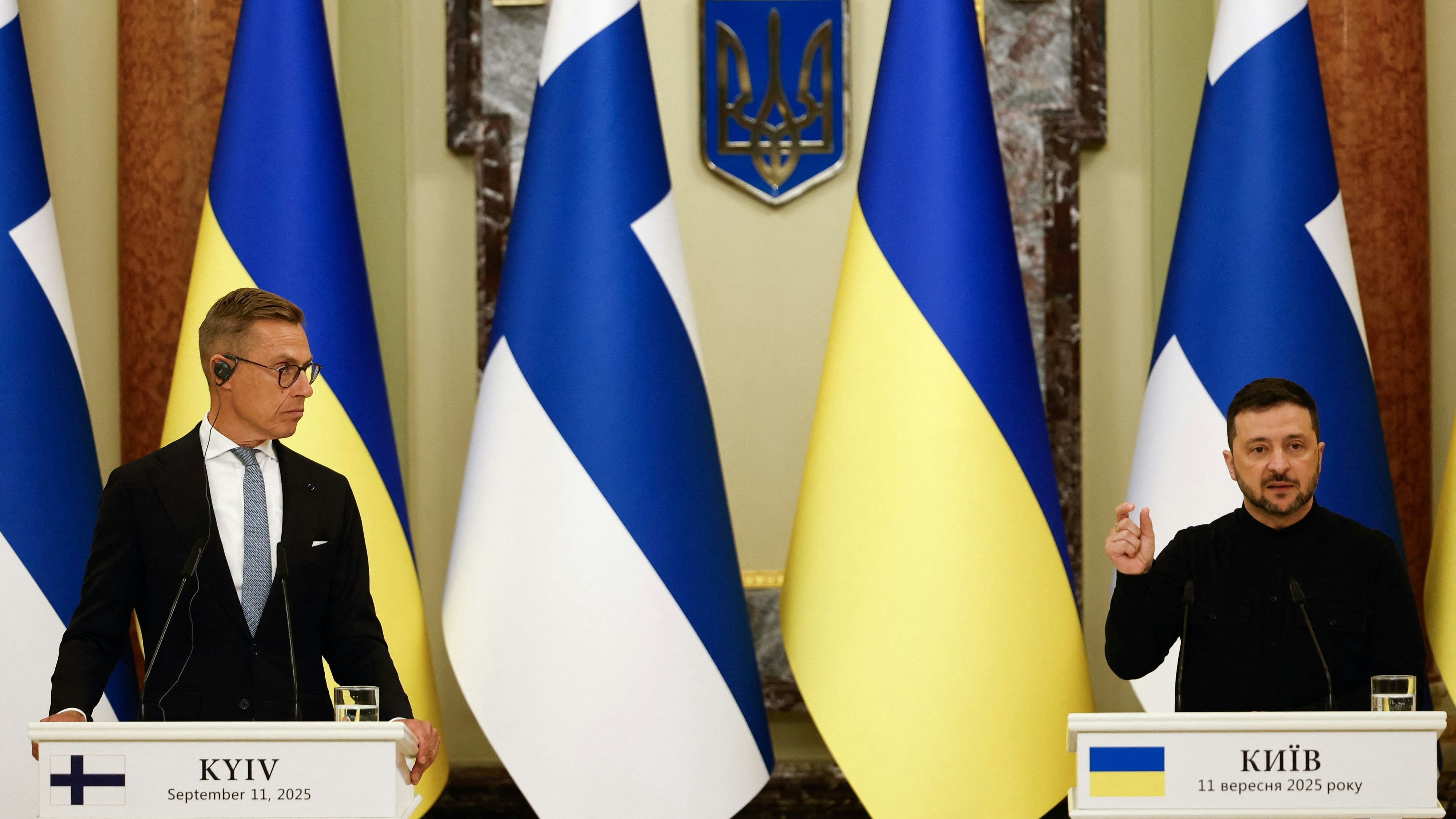 Alexander Stubb und Wolodymyr Selenskyj.