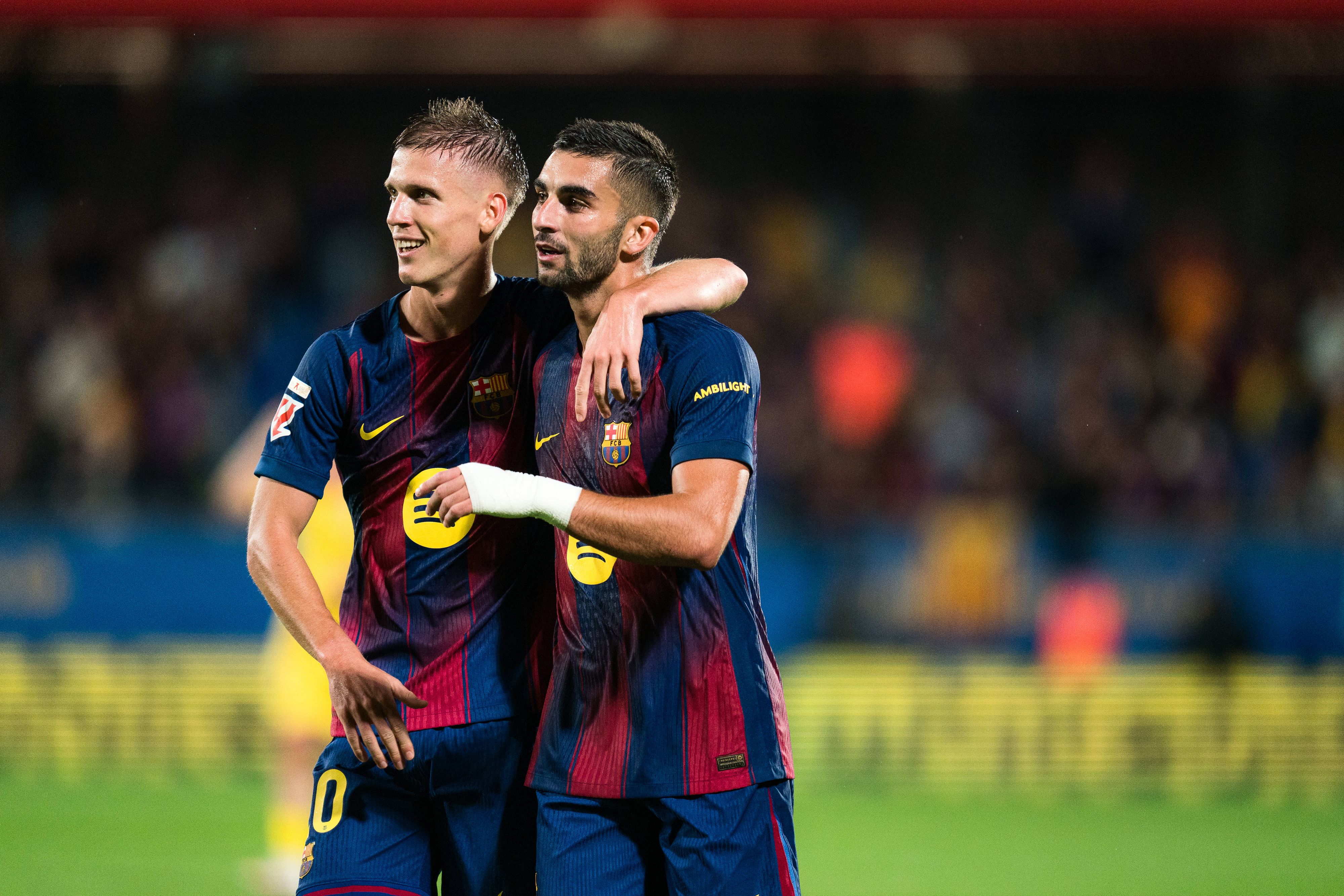 Ferran Torres und Dani Olmo besorgten die Tore für den FC Barcelona. 