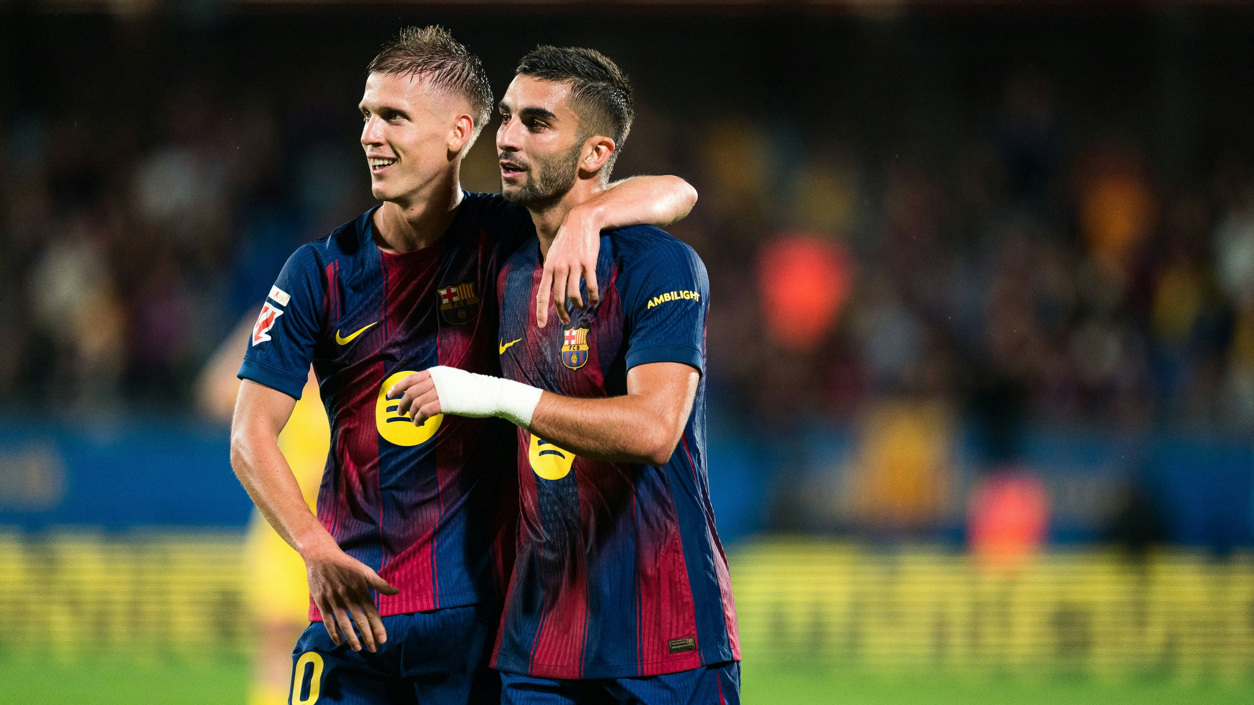 Ferran Torres und Dani Olmo besorgten die Tore für den FC Barcelona. 