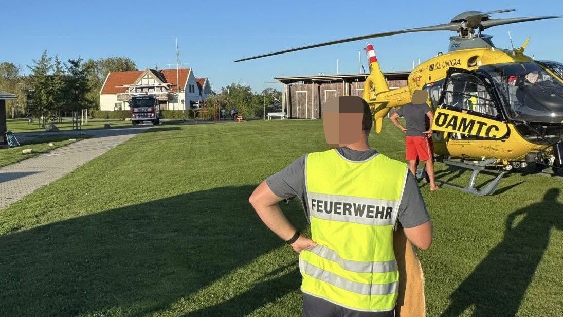 Mann wurde mit Heli ins Spital geflogen.