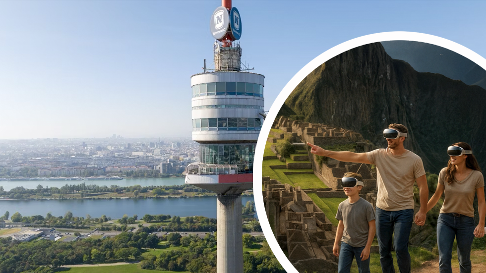 Heute.at - Fast wie dort sein – Donauturm bringt VR-Welt nach Wien
