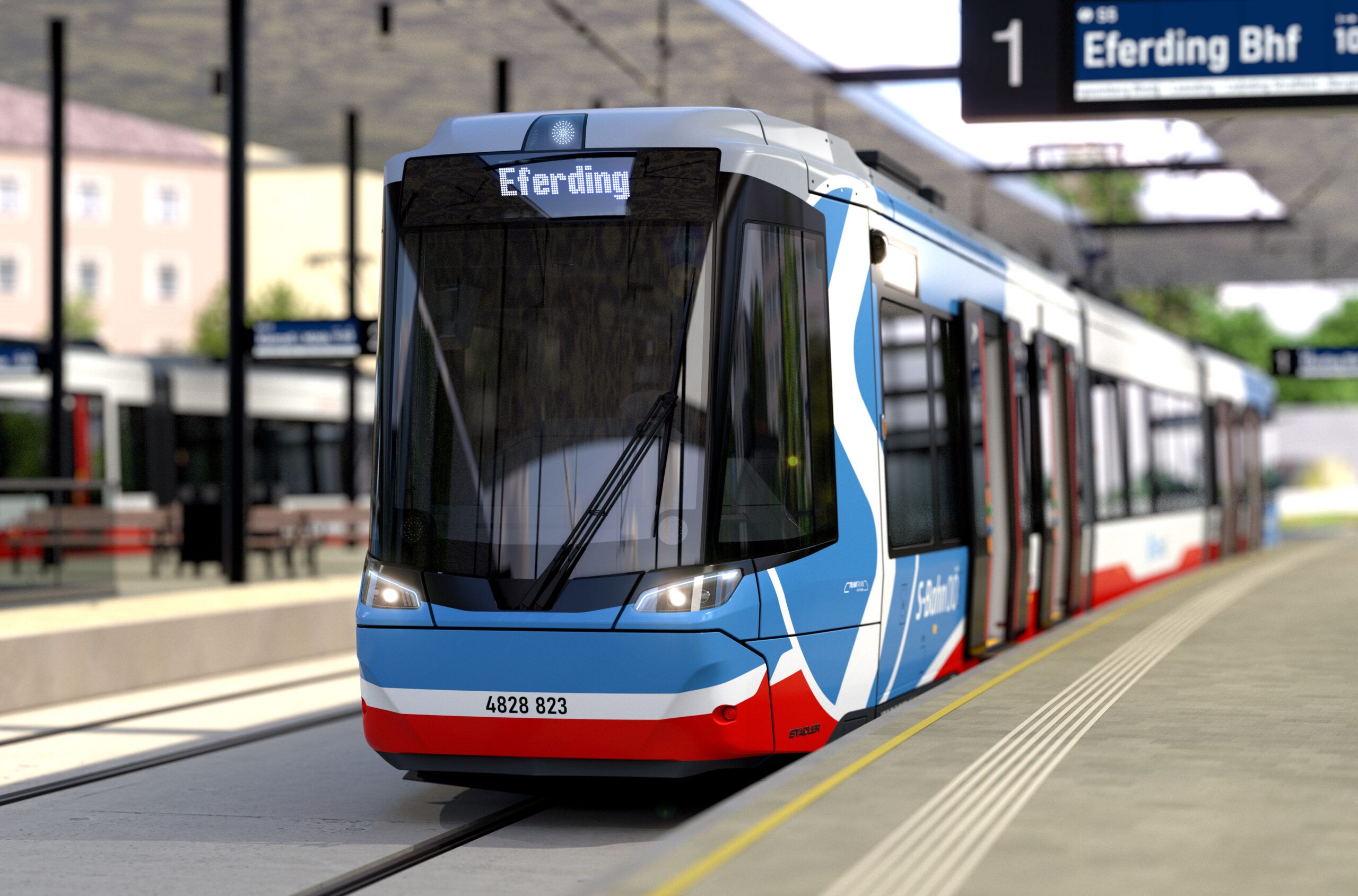 So soll die Regional-Stadtbahn in Linz mal ausschauen. Fix ist schon, wo die Trams durch die City fahren sollen.