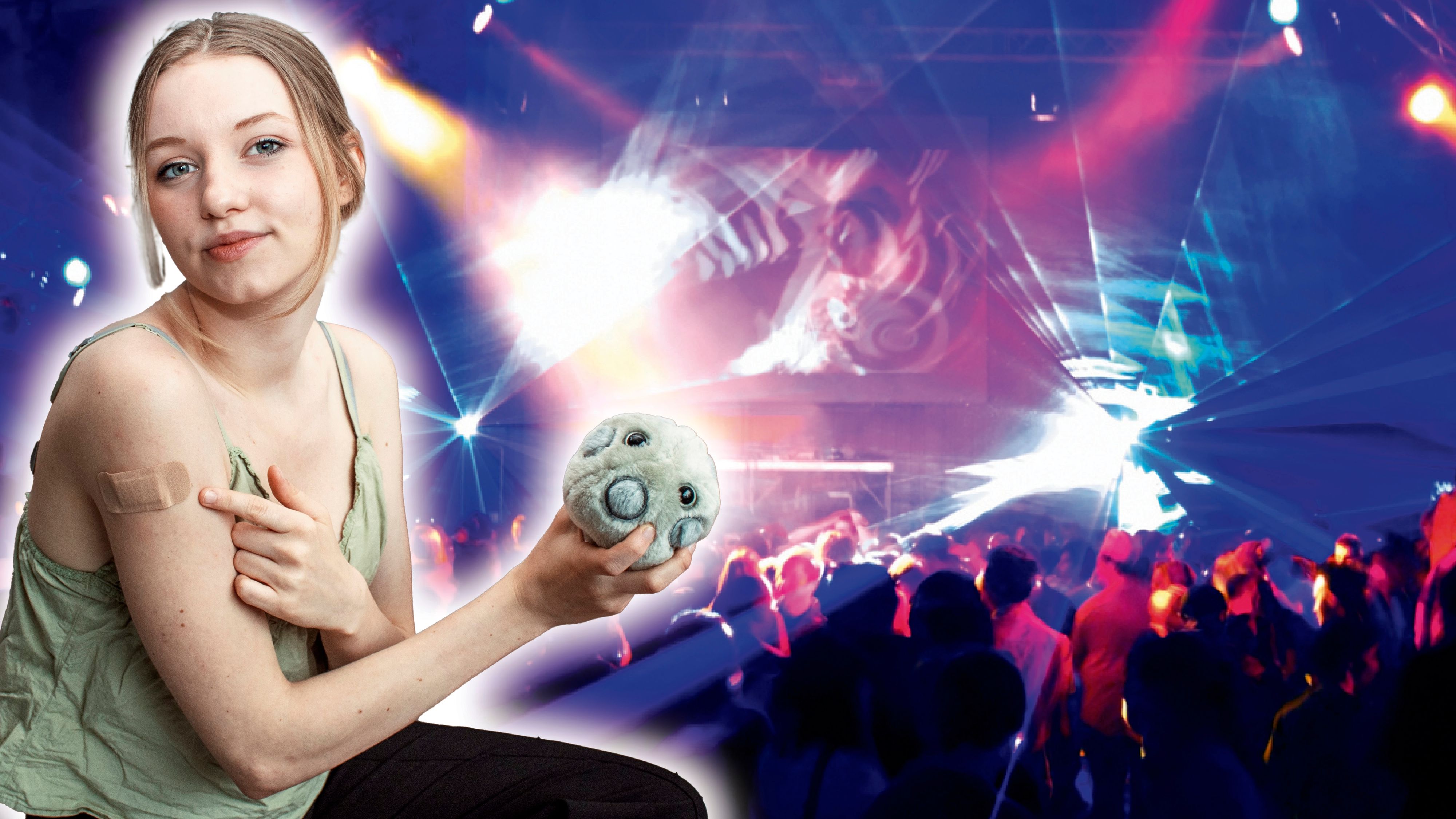 Sophie Drescher, Gründerin des HPV-Jugendbeirats, macht den Volksgarten Club zur Impf-Location.