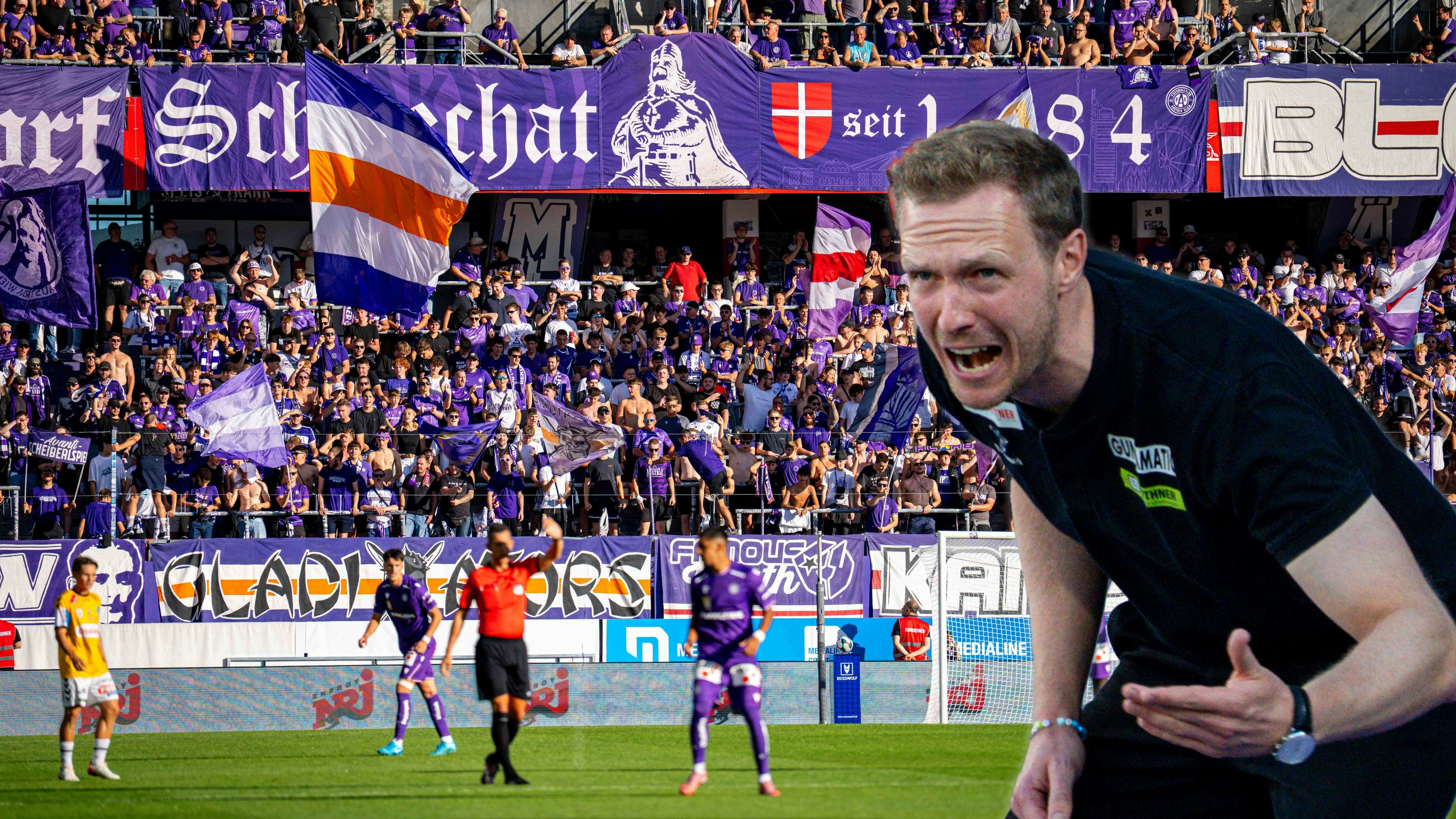 Heute.at - Ried-Trainer sicher: Niederlage auch wegen Austria-Fans