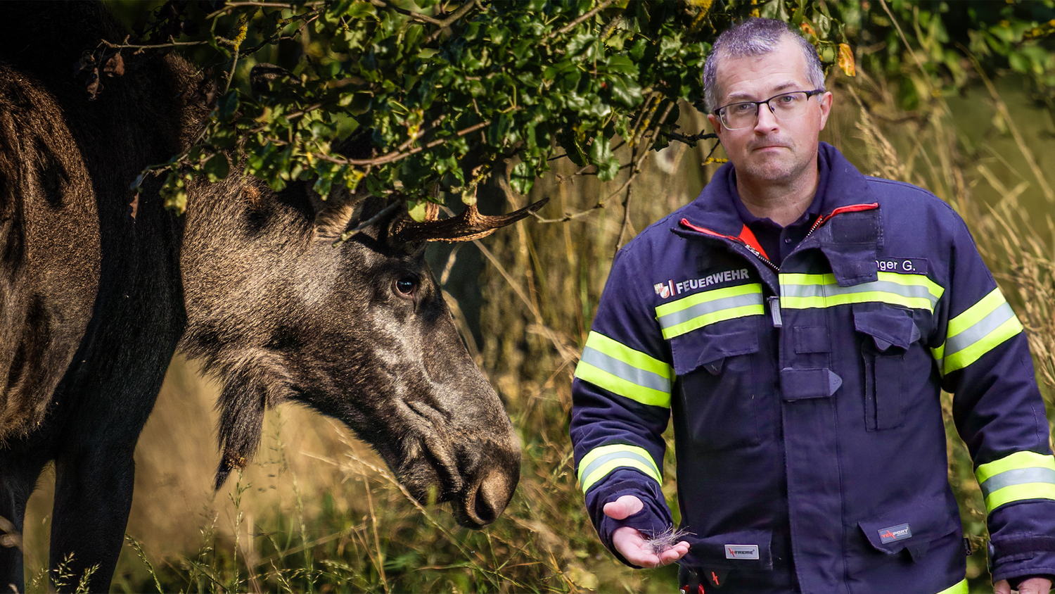 Gerald Lindinger von der FF Sattledt schildert den Einsatz, der 