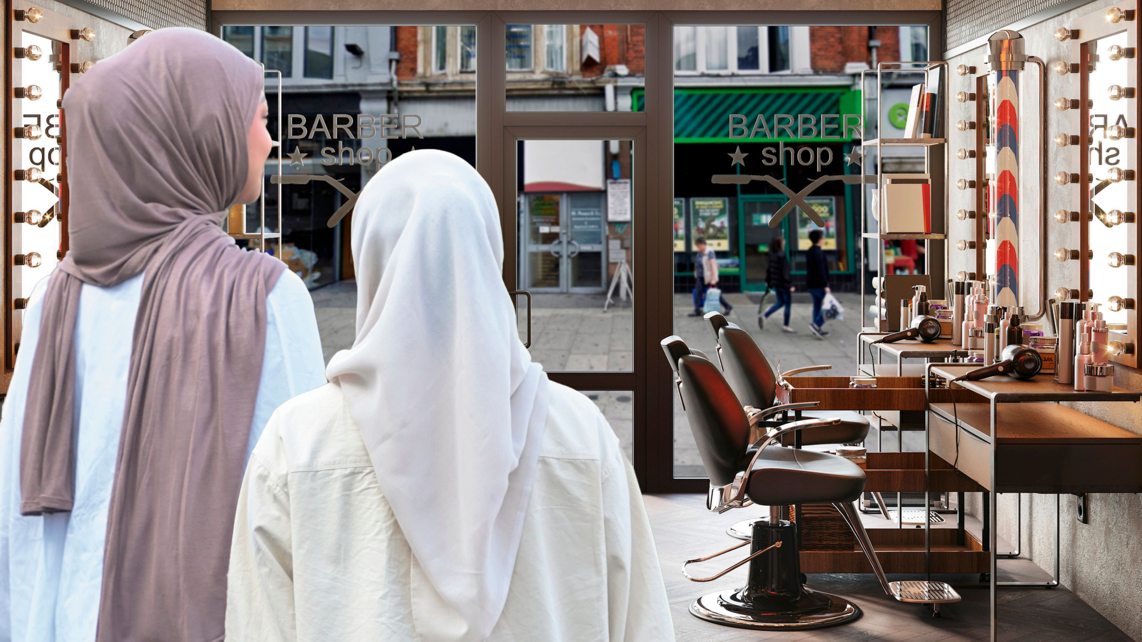 Ein Friseursalon in Hannover wirbt mit Rabatten für Frauen - aber nur, wenn sie Kopftuch tragen (Symbolbild)