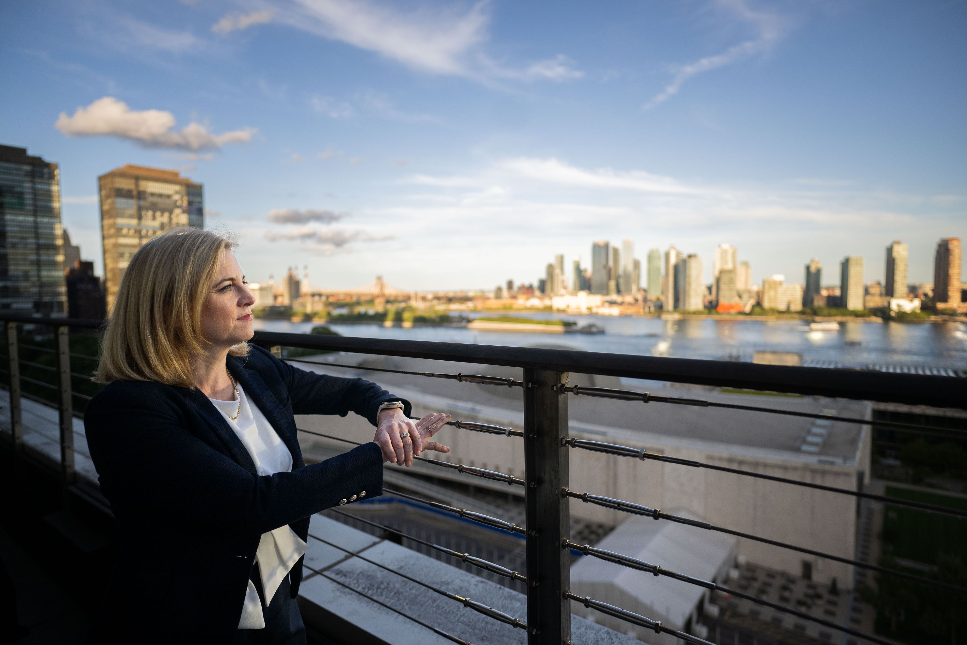 Außenministerin Beate Meinl-Reisinger bei der UNO.
