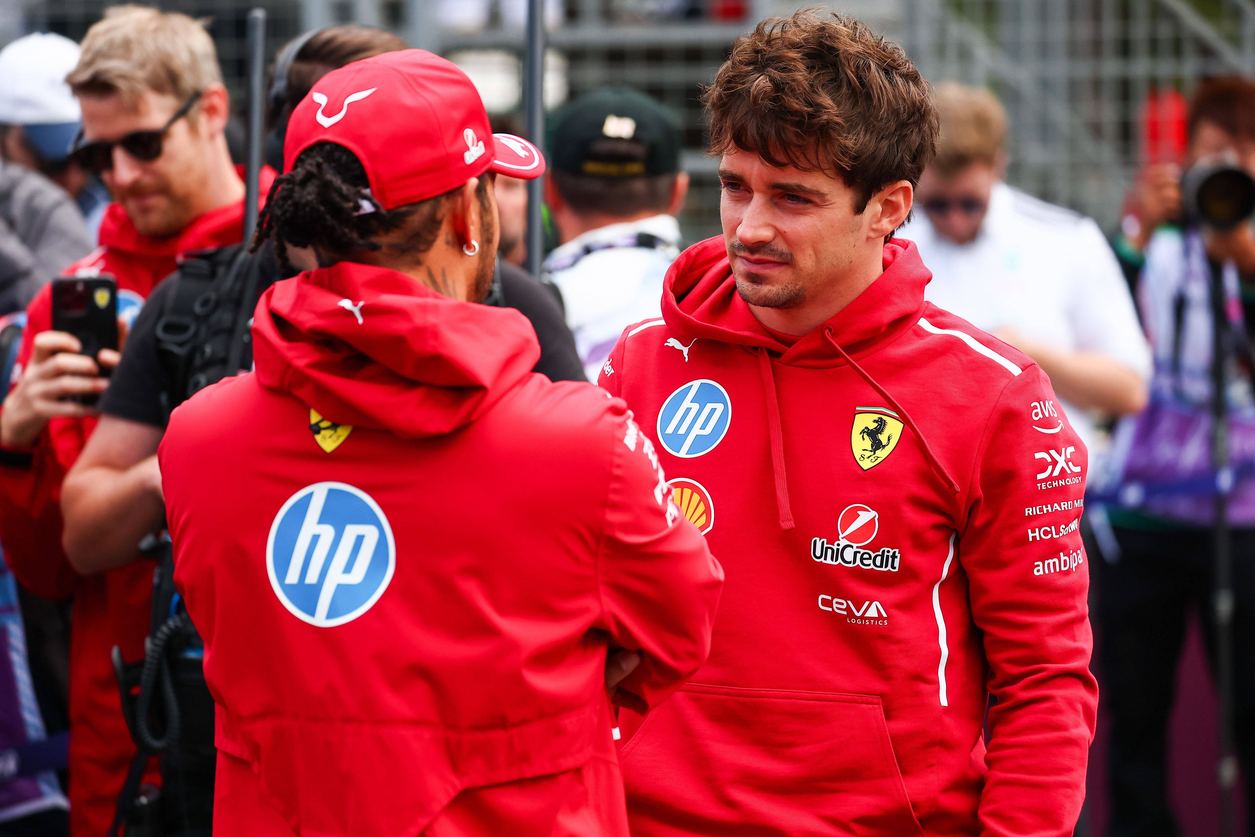 Derzeit nicht die besten Freunde: Lewis Hamilton und Charles Leclerc.