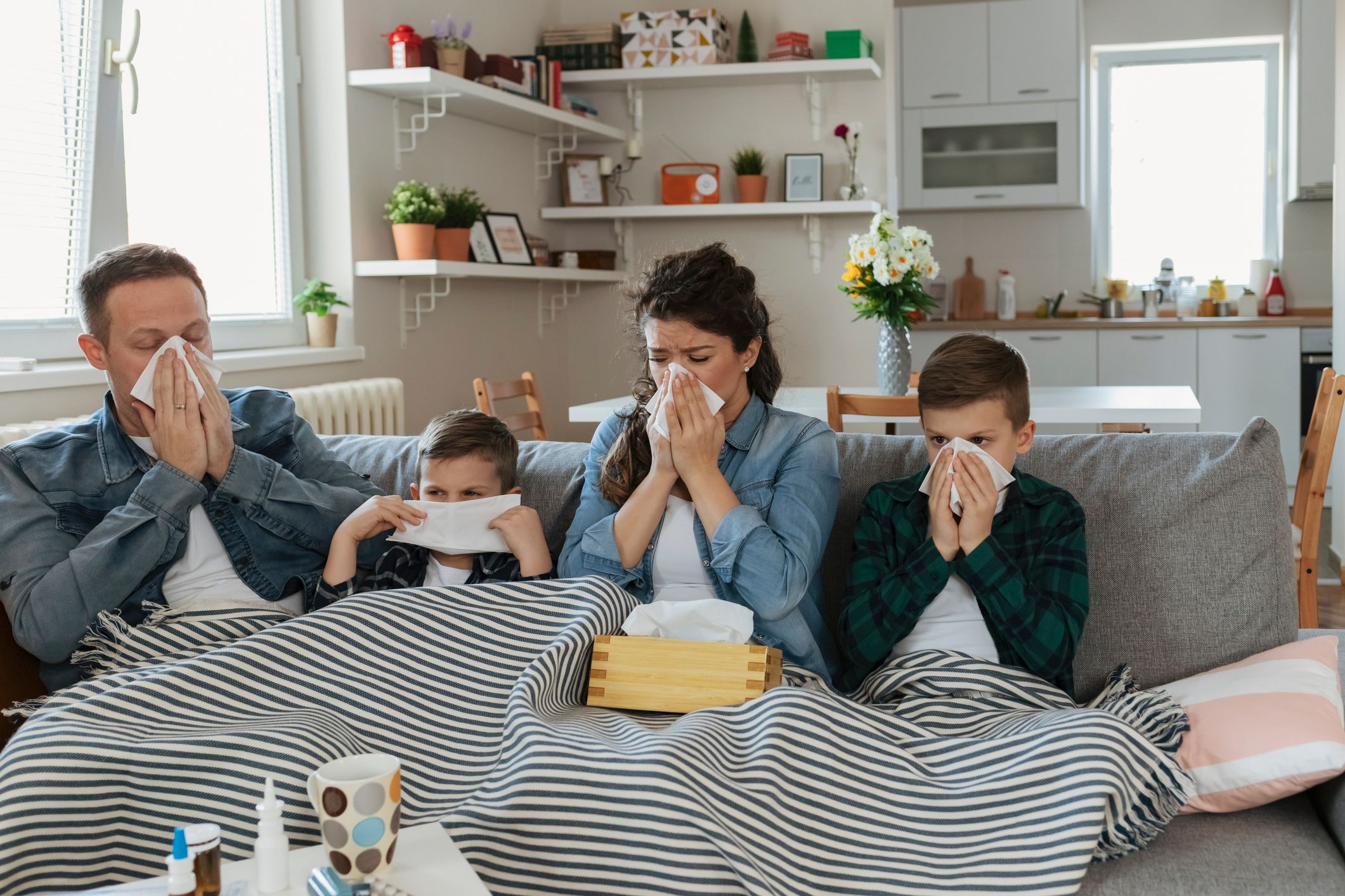 Klassische Erkältungen haben jetzt Hochsaison.