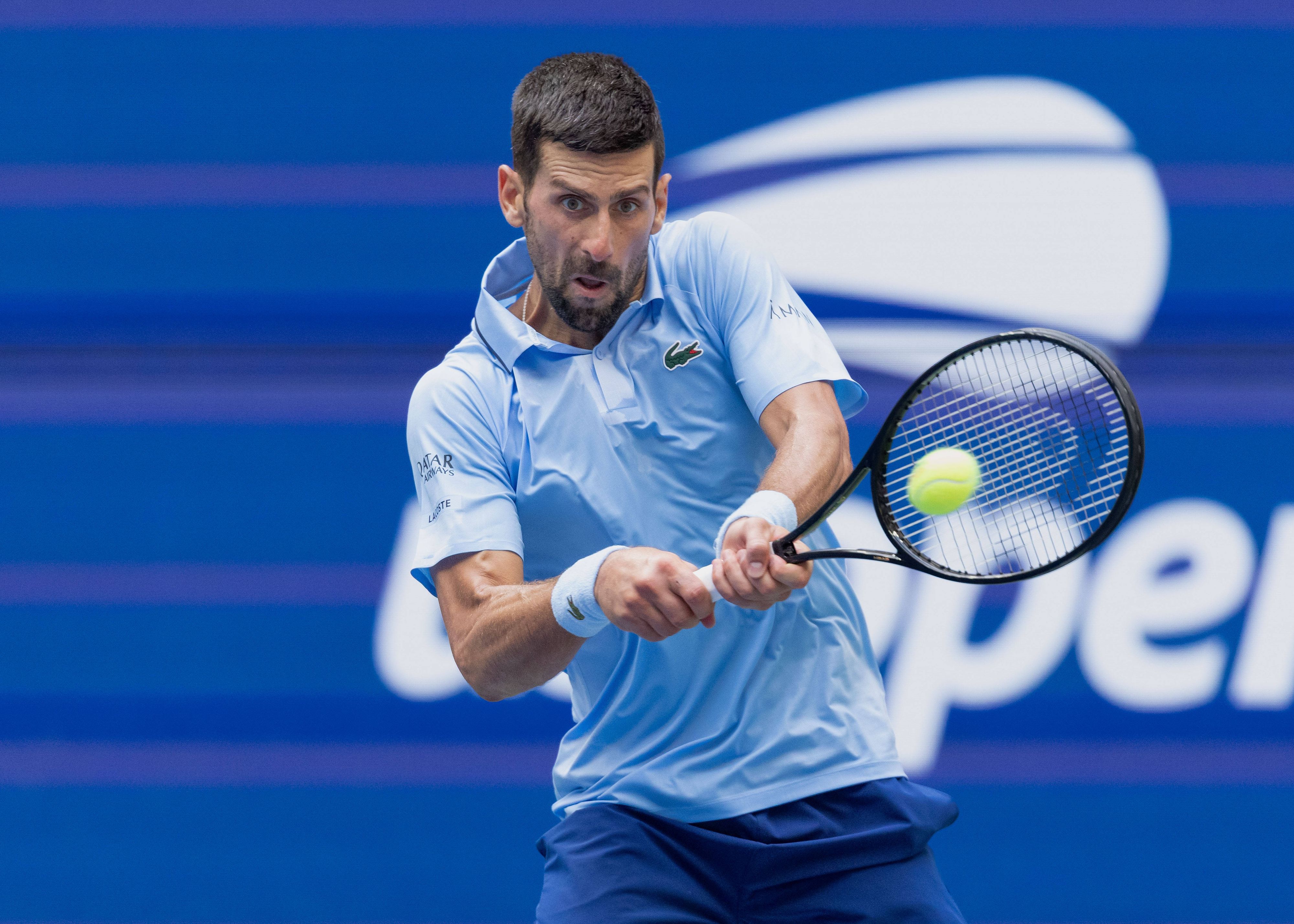 Novak Djokovic schied bei den US Open im Halbfinale aus.