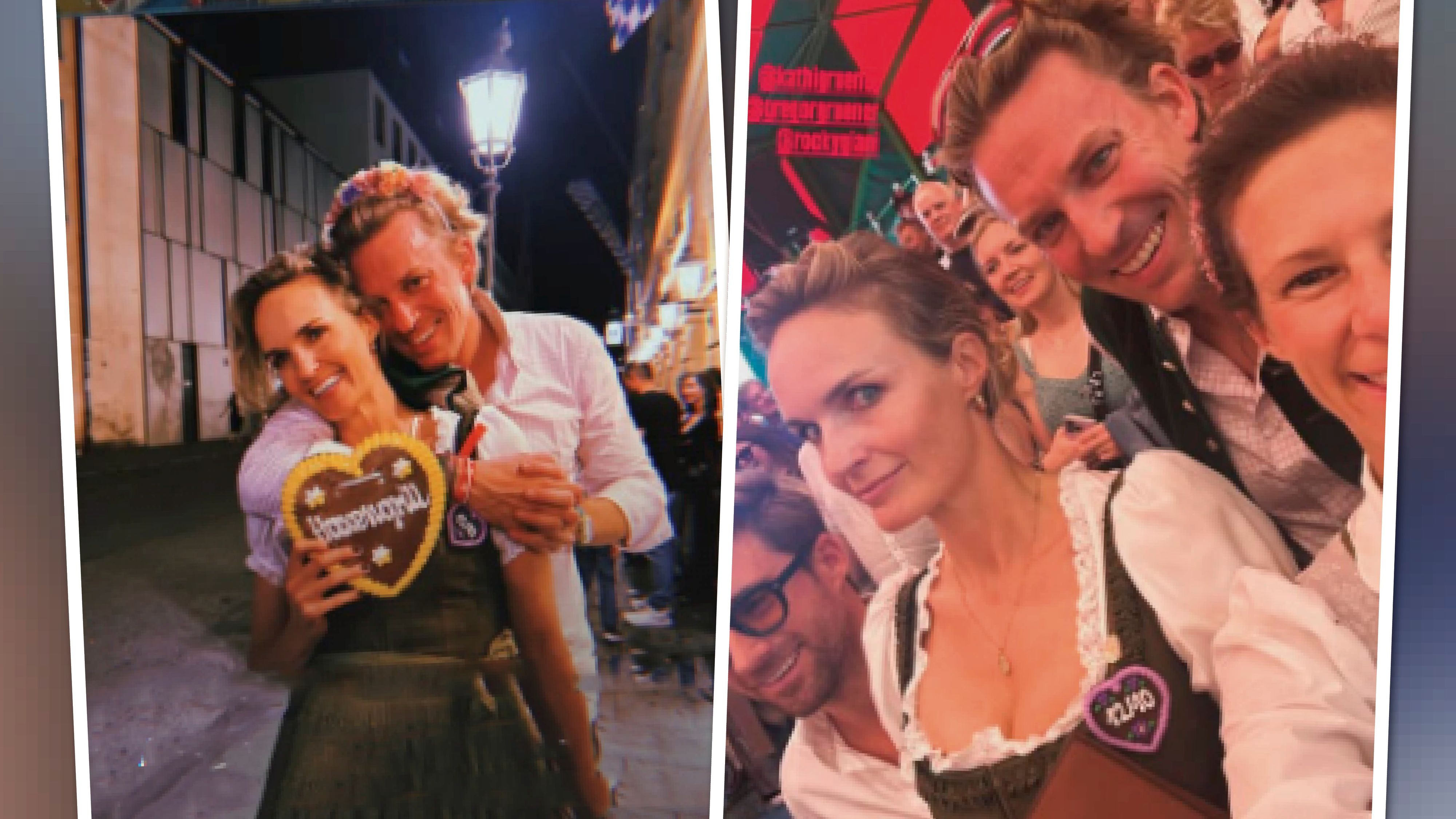 Patricia Kaiser zeigt sich innig mit Andreas Rock.