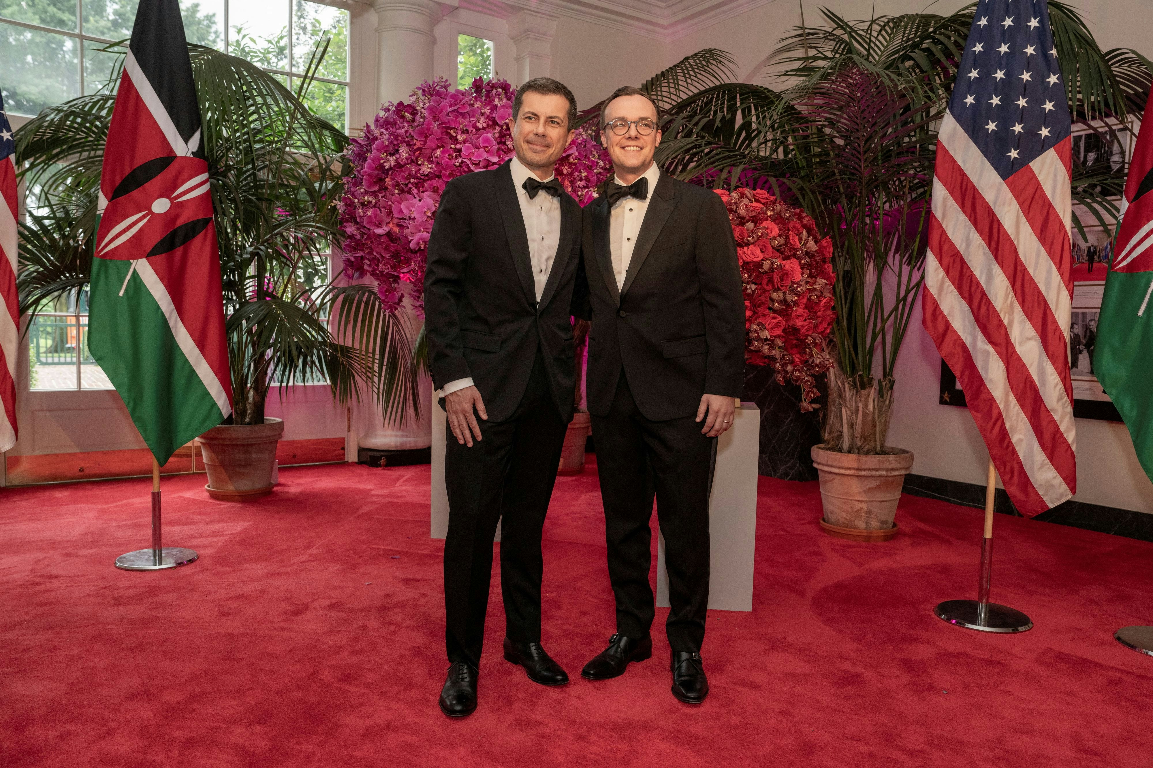 Den Amerikanern als Vizepräsident nicht zumutbar? Pete Buttigieg mit Ehemann Chasten 