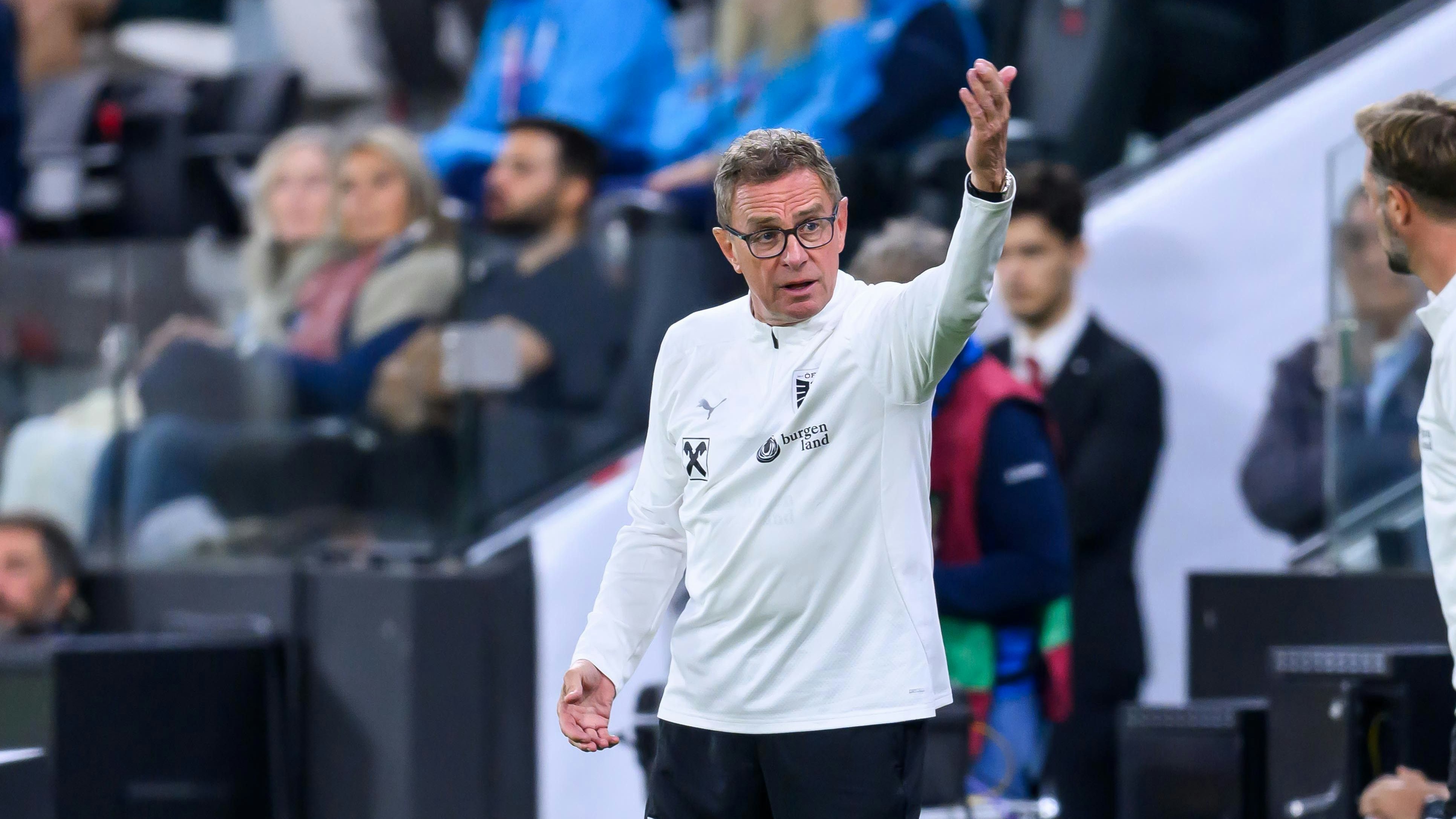 LINZ,AUSTRIA,06.SEP.25 - SOCCER - FIFA World Cup 2026, European Qualifiers, group stage, OEFB international match, Austria vs Cyprus. Image shows head coach Ralf Rangnick (AUT). Photo: GEPA pictures/ Daniela Moser