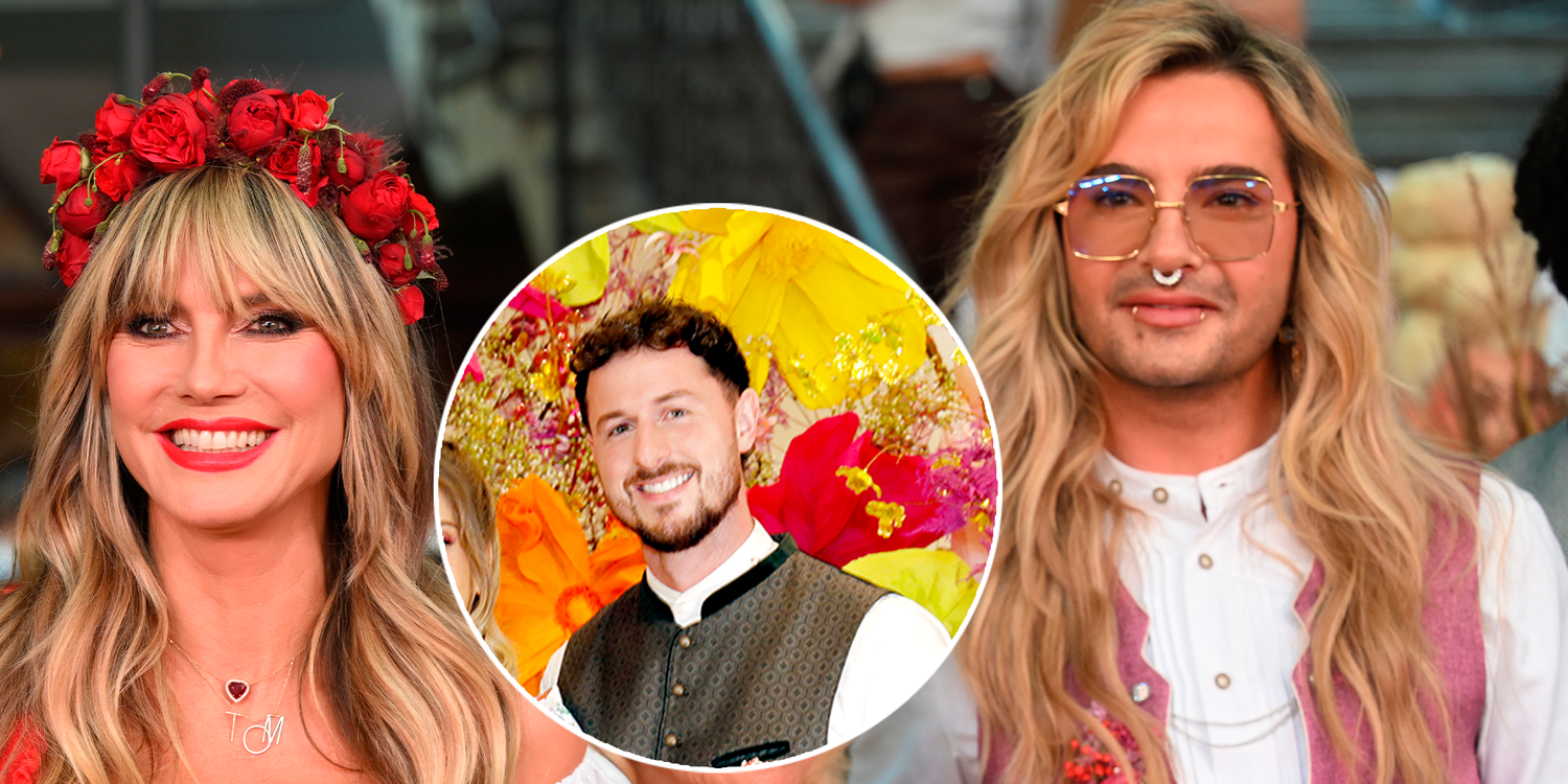 Jannik Kontalis (kleines Bild) und Bill Kaulitz (rechts) scheinen einander sehr zu mögen.