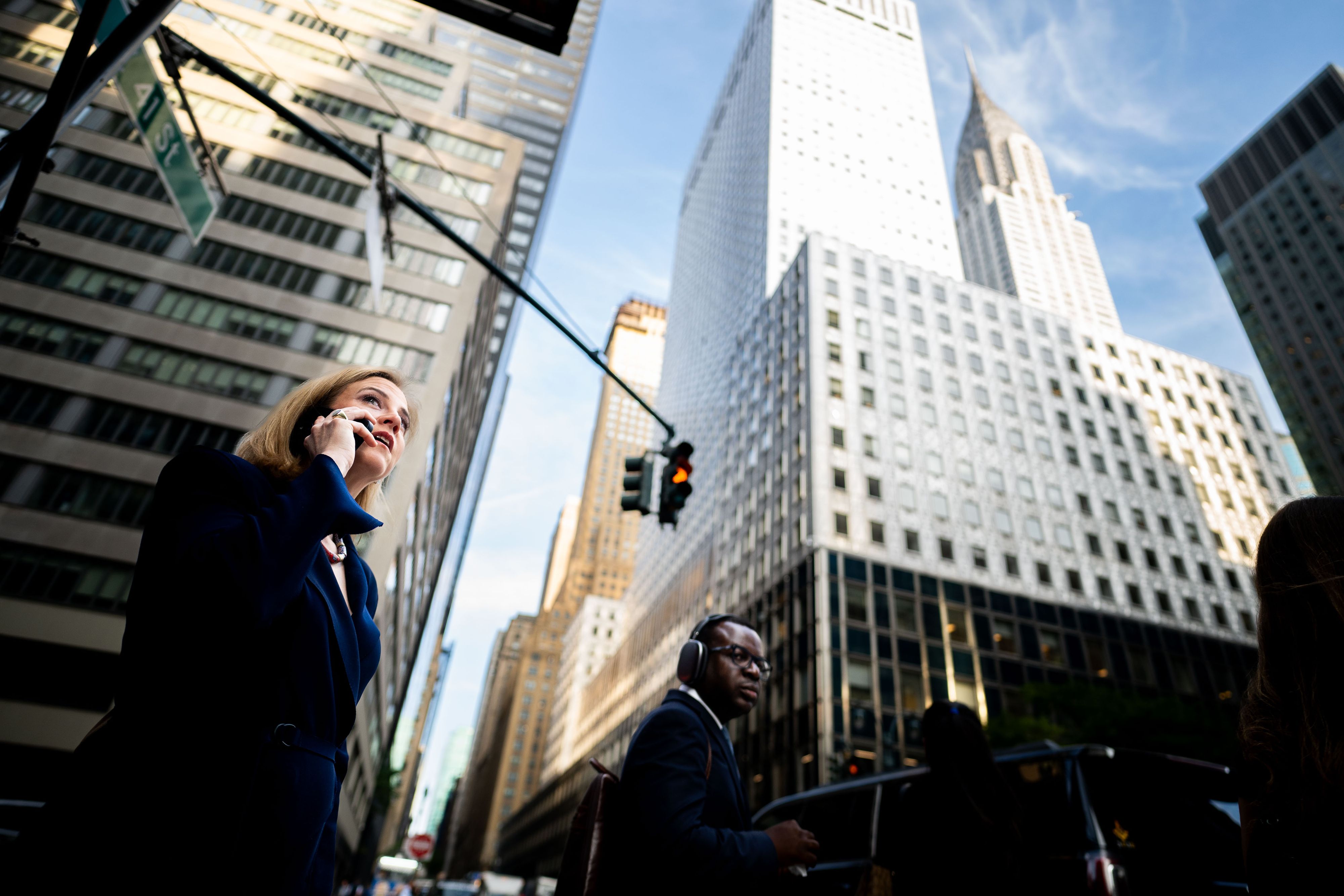 Beate Meinl-Reisinger hörte die Rede von Trump vor Ort in New York.