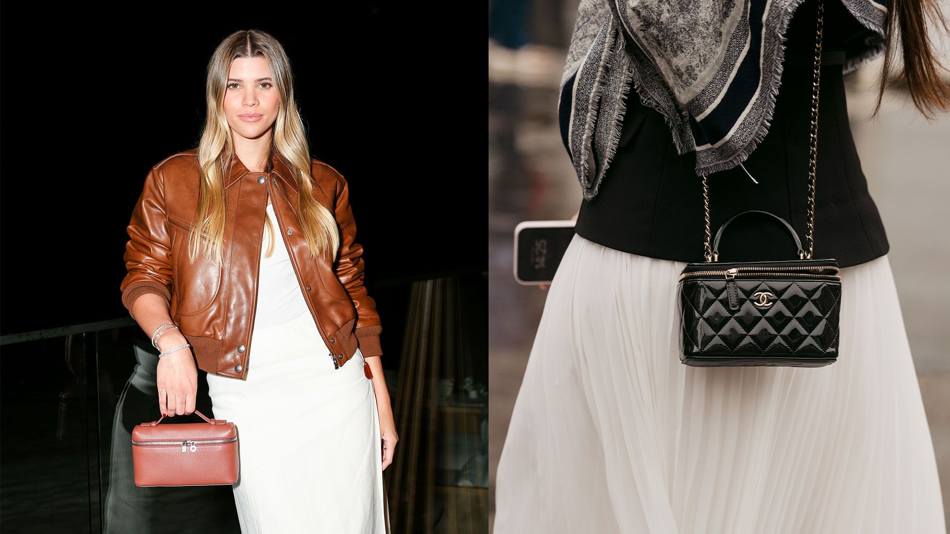 Die beliebtesten Modelle des Taschentrends sind die "Extra Pocket"-Bag von Loro Piana &amp; "Vanity Case"-Taschen von Chanel.