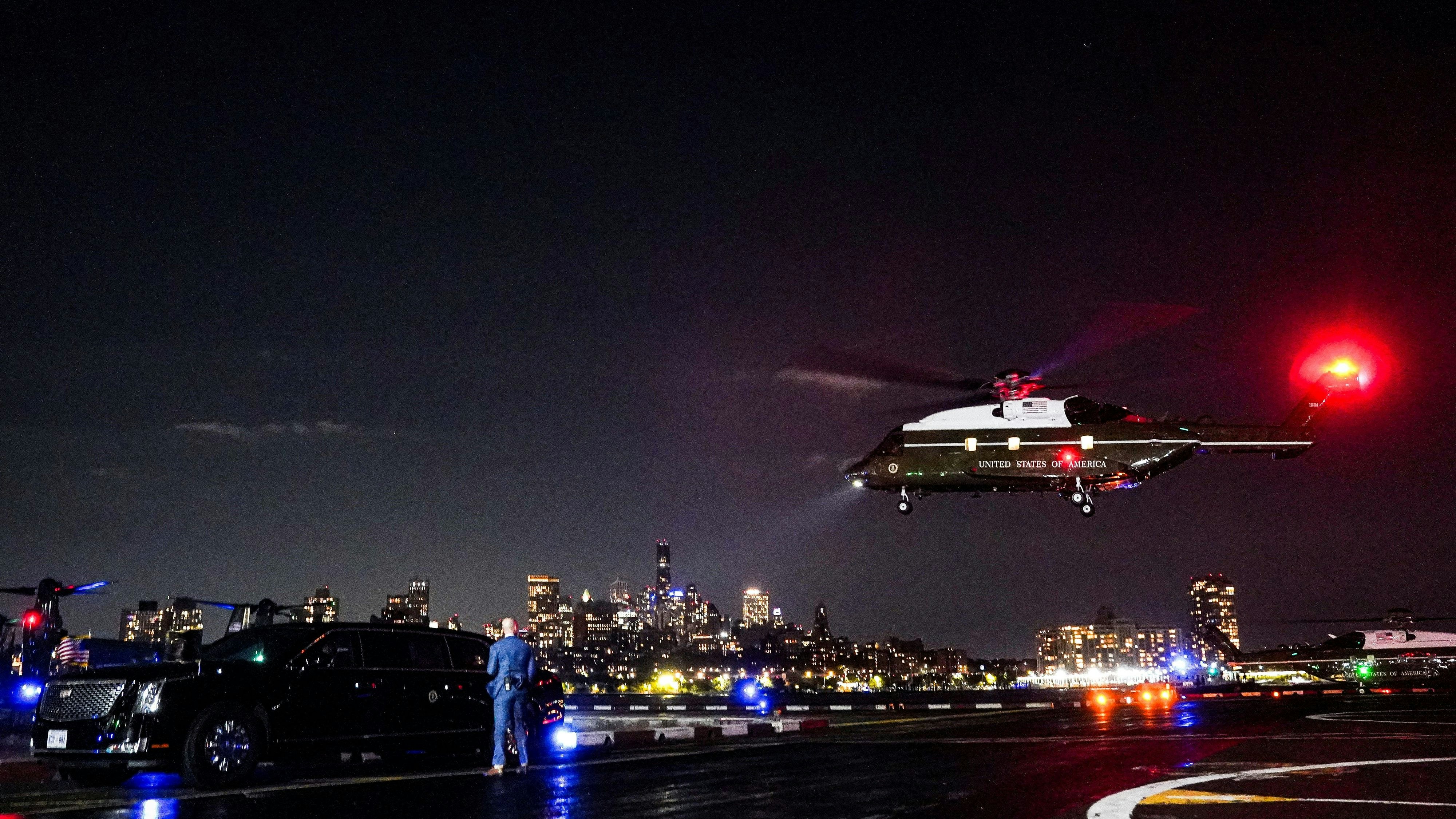 Heute.at - Laserpointer-Attacke auf Heli: Alarm bei Trump-Flug