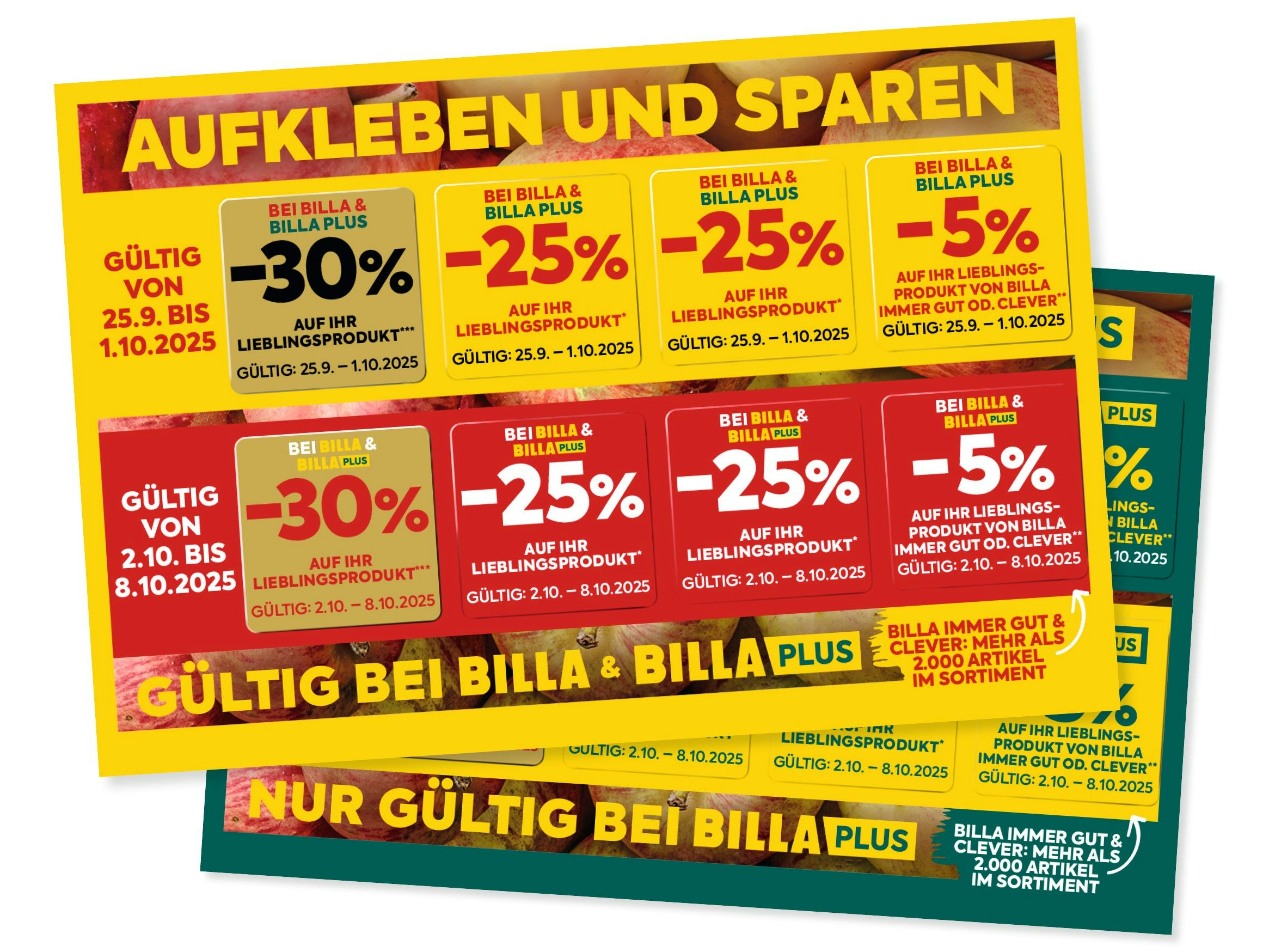 So sehen die neuen Rabatt-Sticker aus.