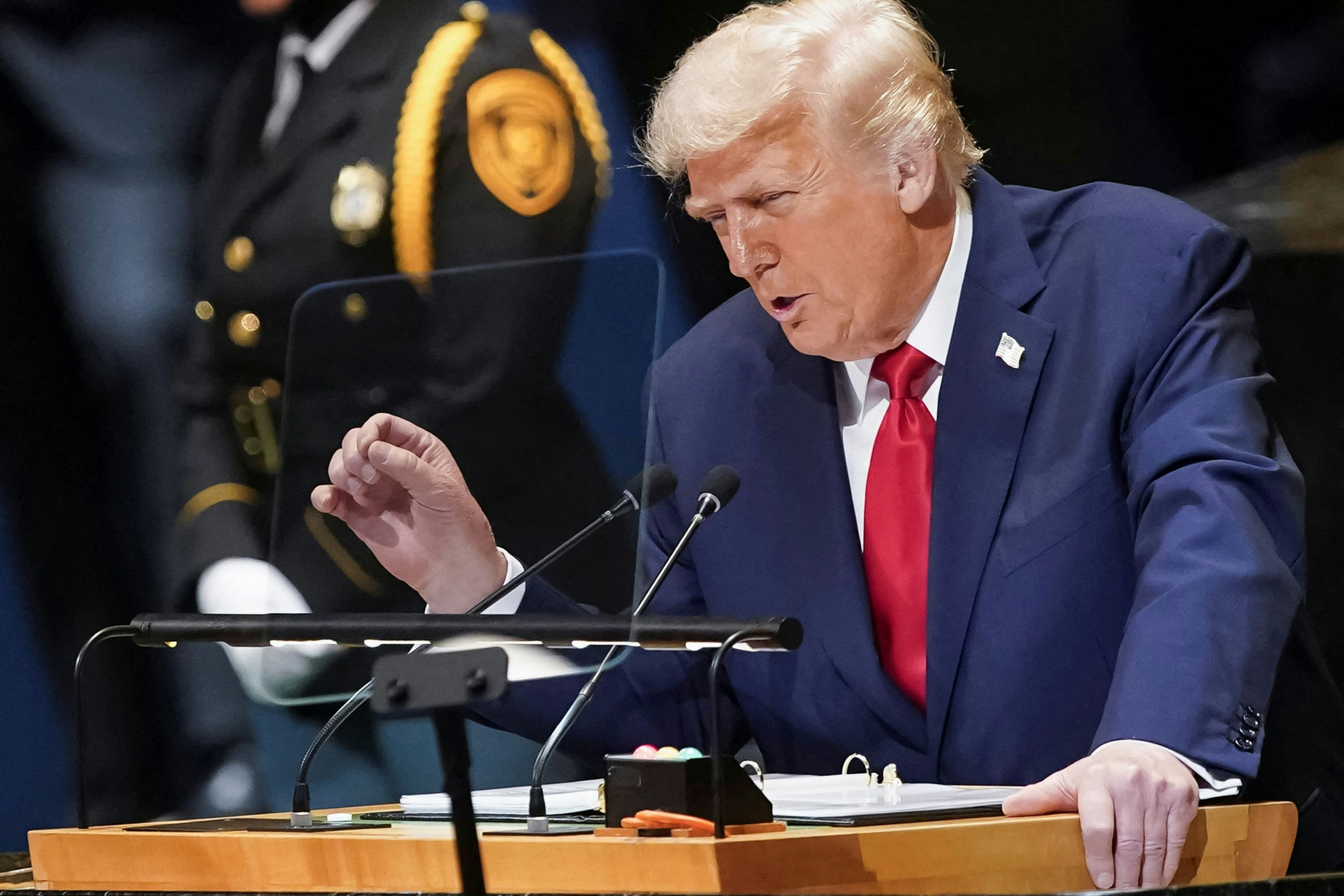 Die Rede von Donald Trump auf der Vollversammlung war ein Rundumschlag, auch gegen den Veranstalter UNO