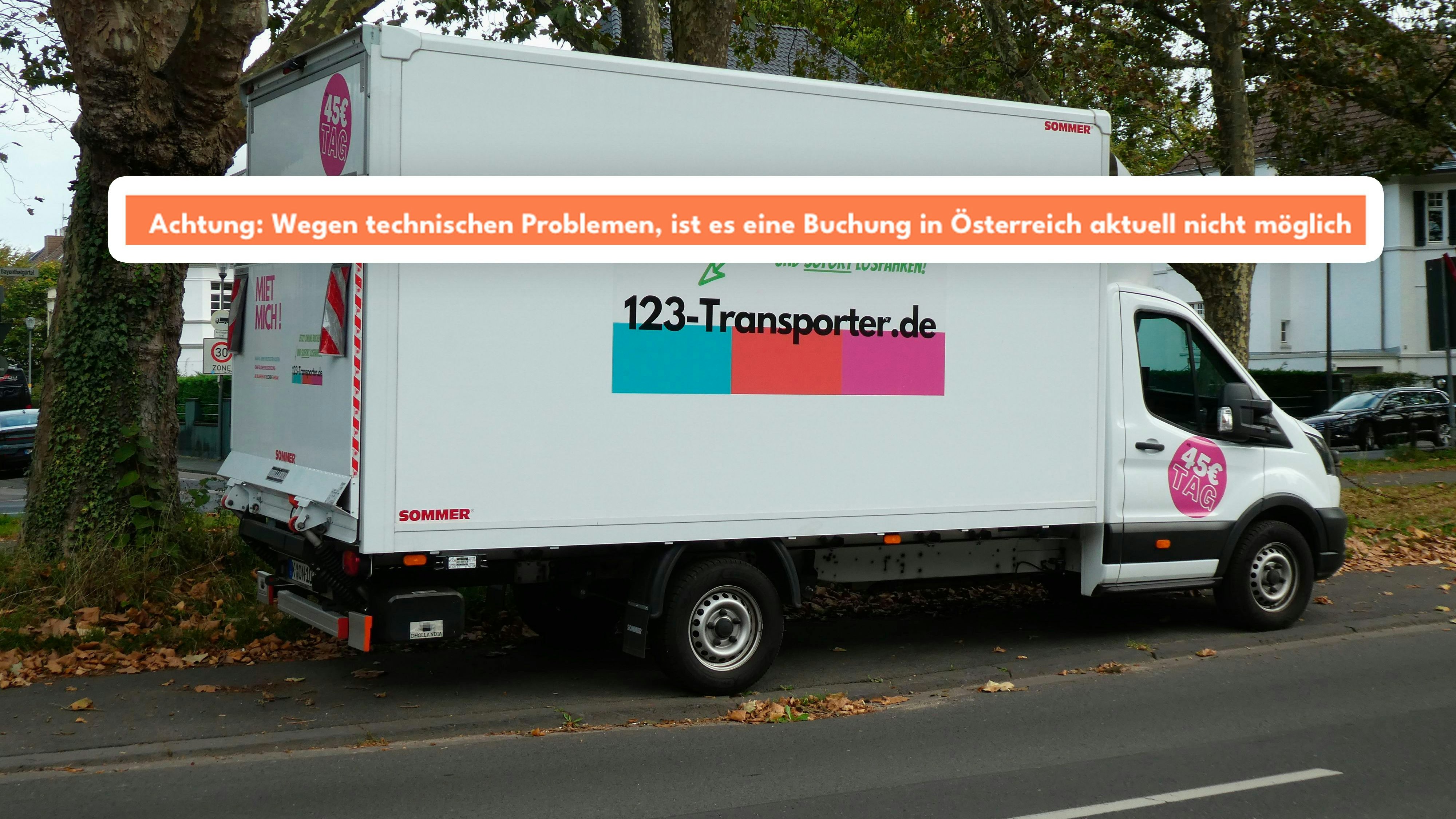 Heute.at - 123-Transporter ist in Österreich nicht mehr buchbar