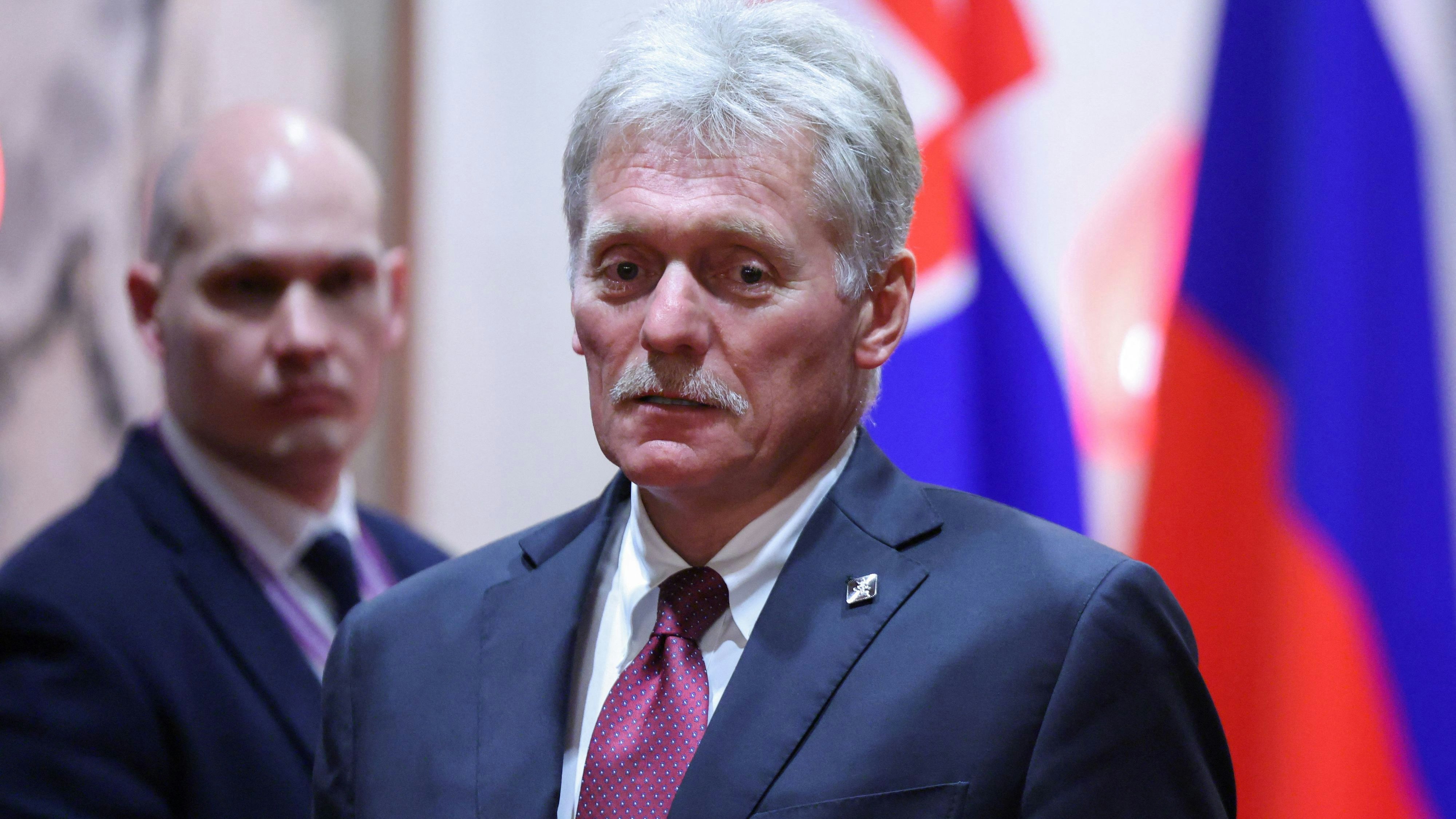Kremlin spokesman Dmitry Peskov looks on at Diaoyutai State Guesthouse in Beijing, China, September 2, 2025. REUTERS/Maxim Shemetov/Pool 