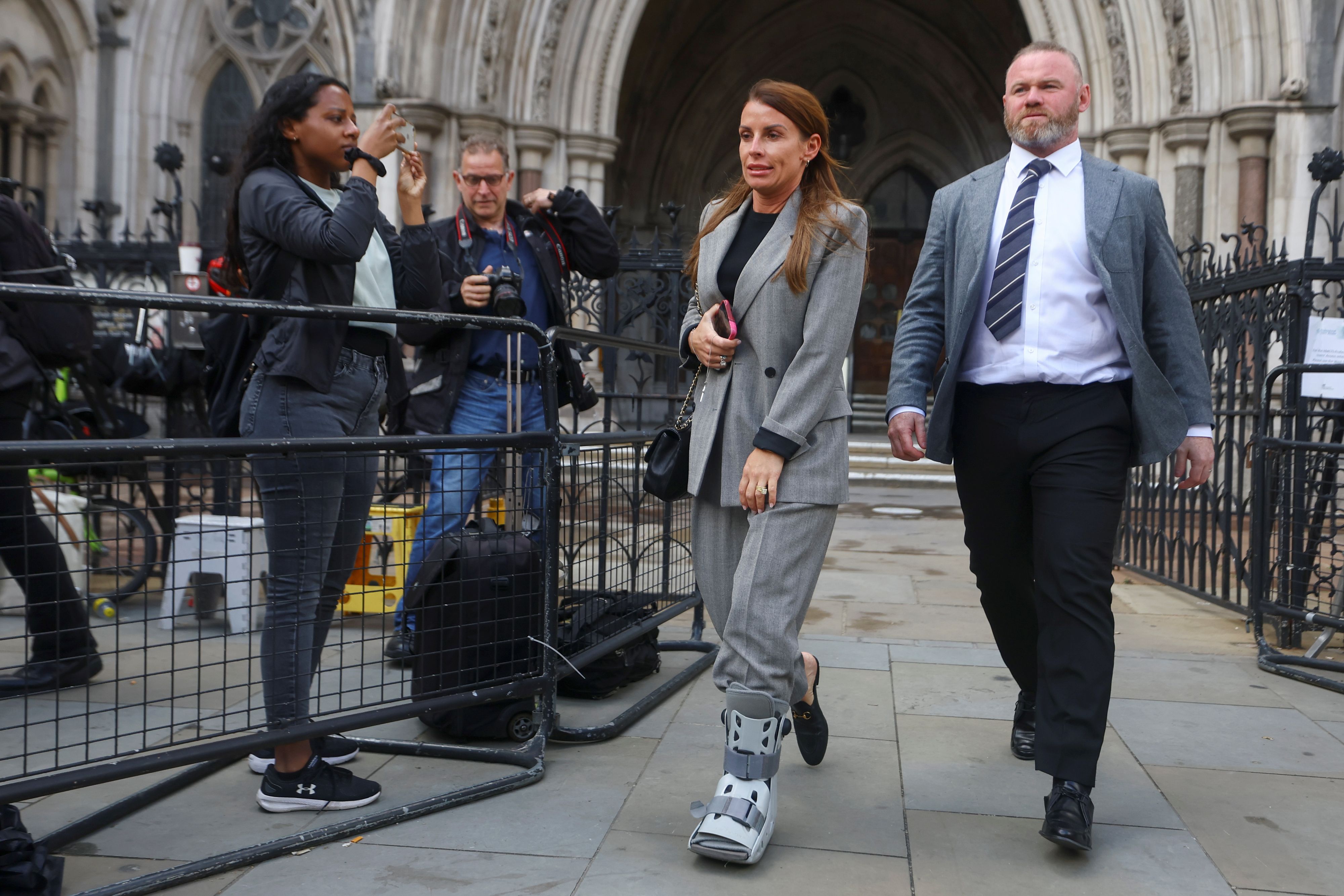 Englands Fußball-Ikone Wayne Rooney und seine Frau Coleen. 