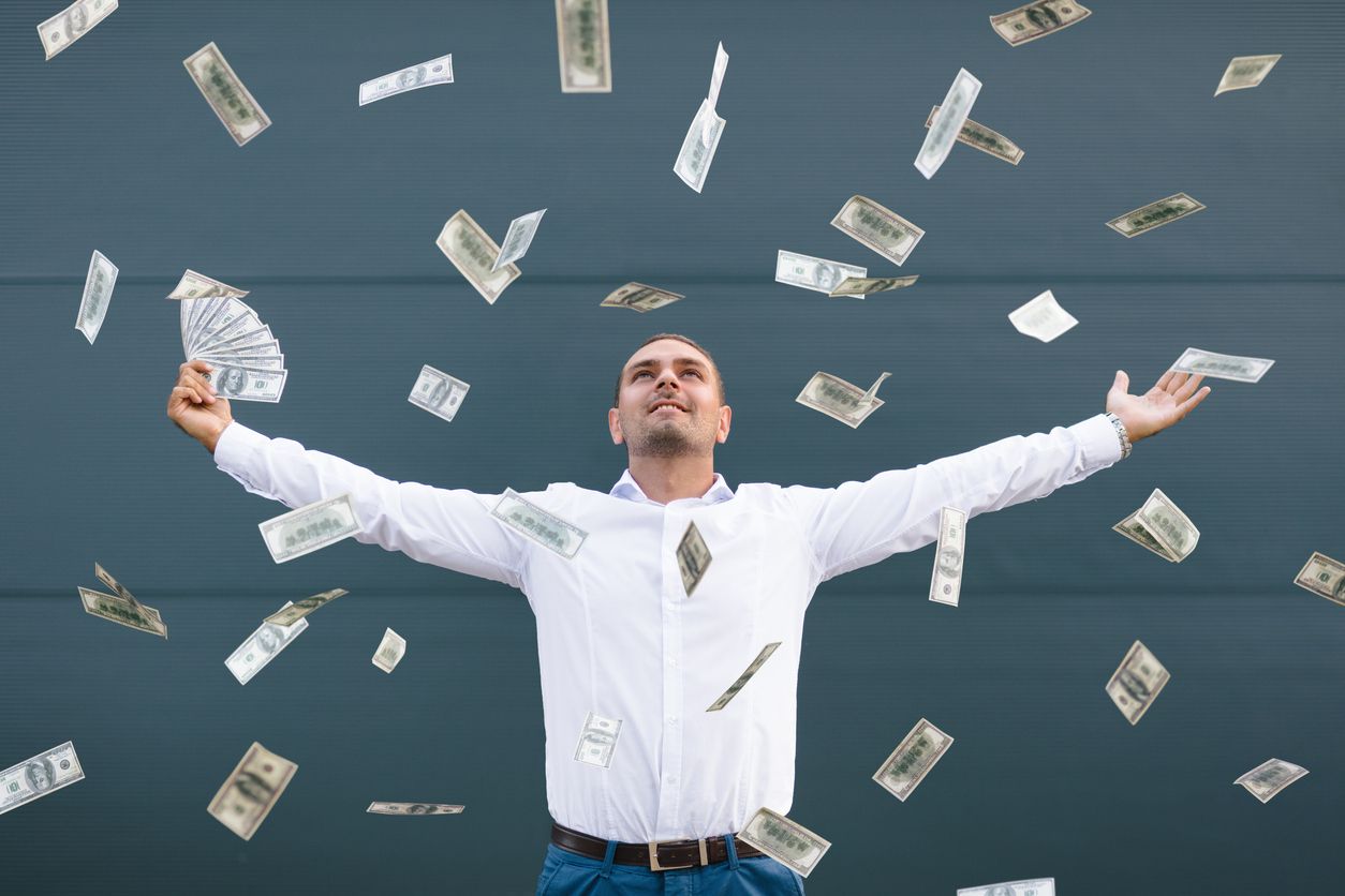 Einmal im Geld baden. Lotto ist für viele die Hoffnung aufs große Geld.