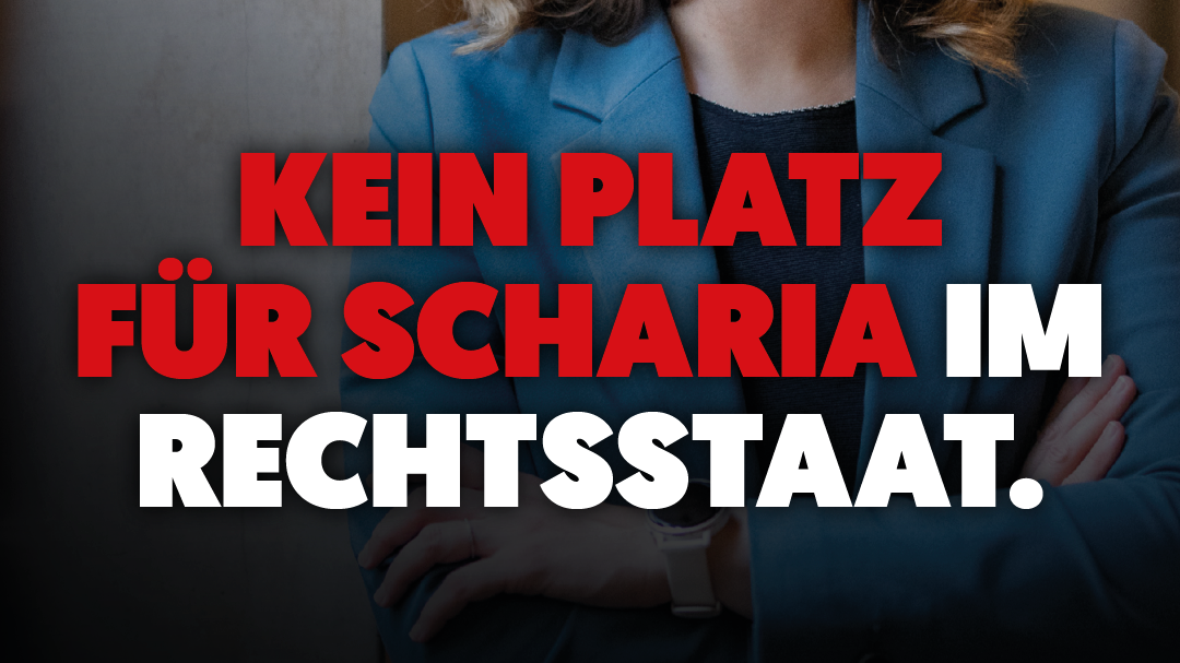 Die ÖVP startet ab Freitag eine Kampagne unter dem Motto "Null Toleranz für jene, die unsere freie Gesellschaft ablehnen". Im Hintergrund: Integrationsministerin Claudia Plakolm.