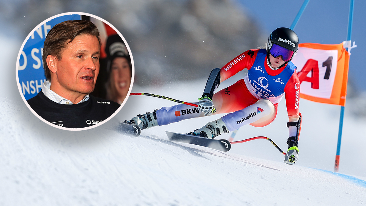 Der nunmehrige FIS-CEO Urs Lehmann warnte seine Tochter Nina Lehmann vor der Trainingspiste. 