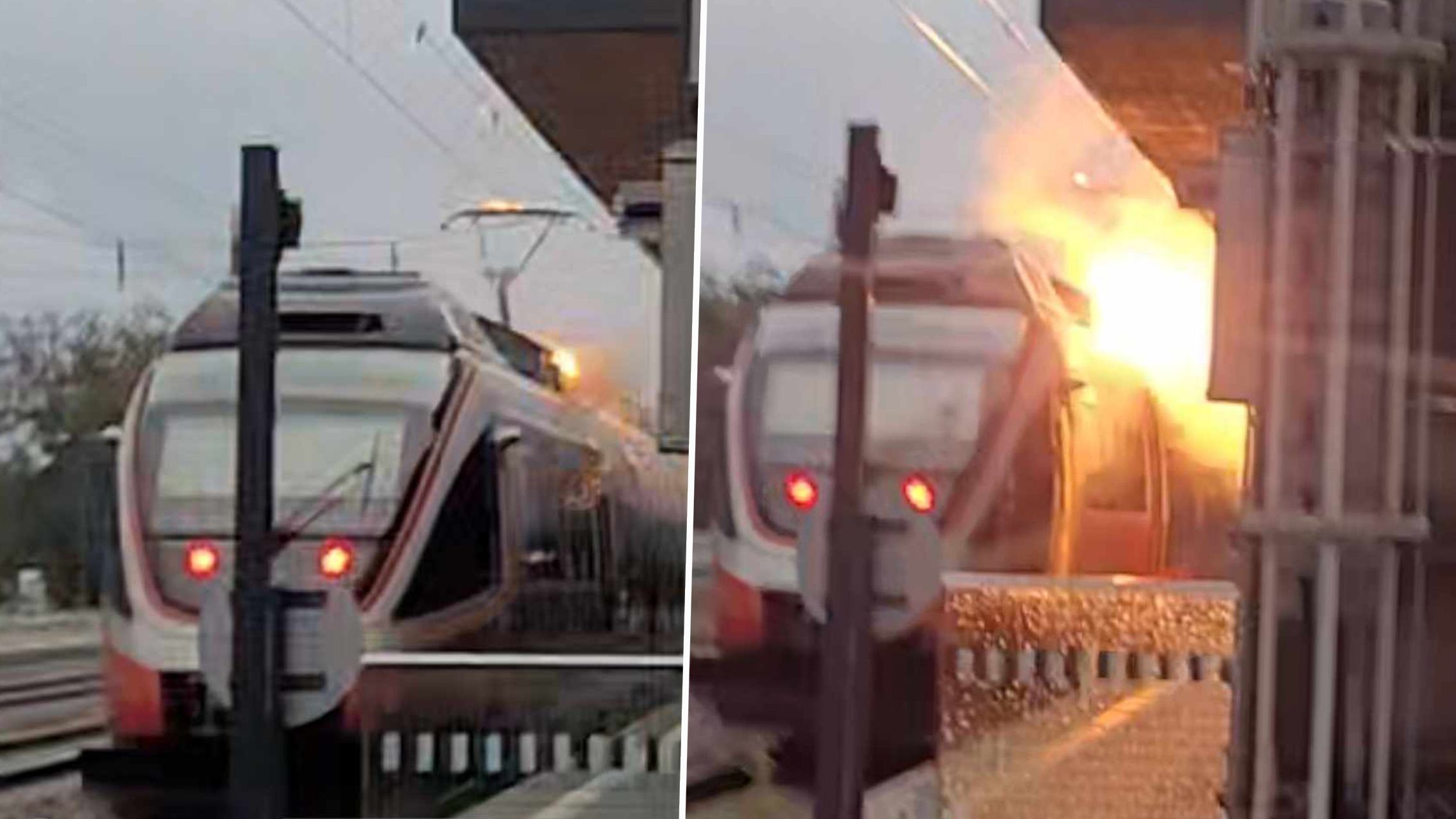 Am frühen Donnerstag ereignete sich in St.Andrä-Wördern am Bahnhof ein spektakulärer Zwischenfall.
