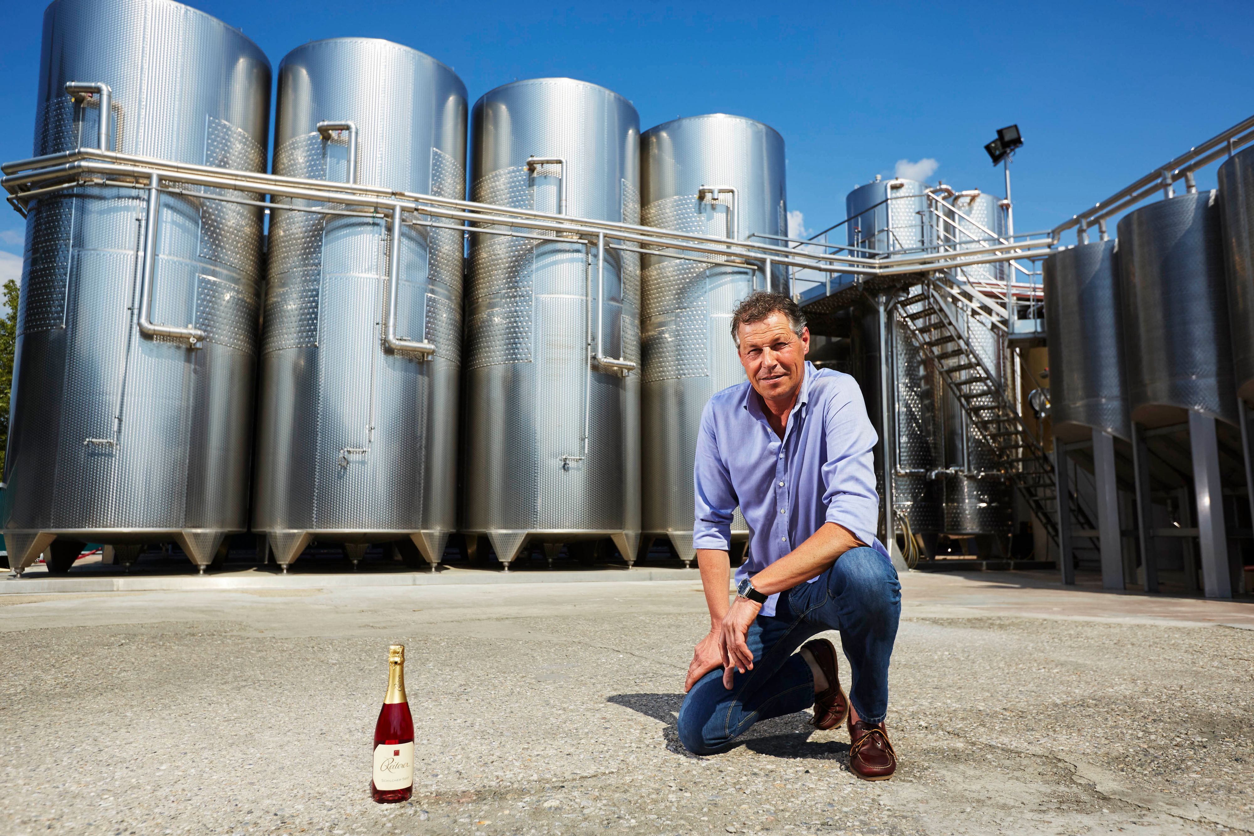 Der steirische Winzer Christian Reiterer ist bekannt für seinen Schilcher, Schilcher-Frizzante und Schilcher-Sekt.