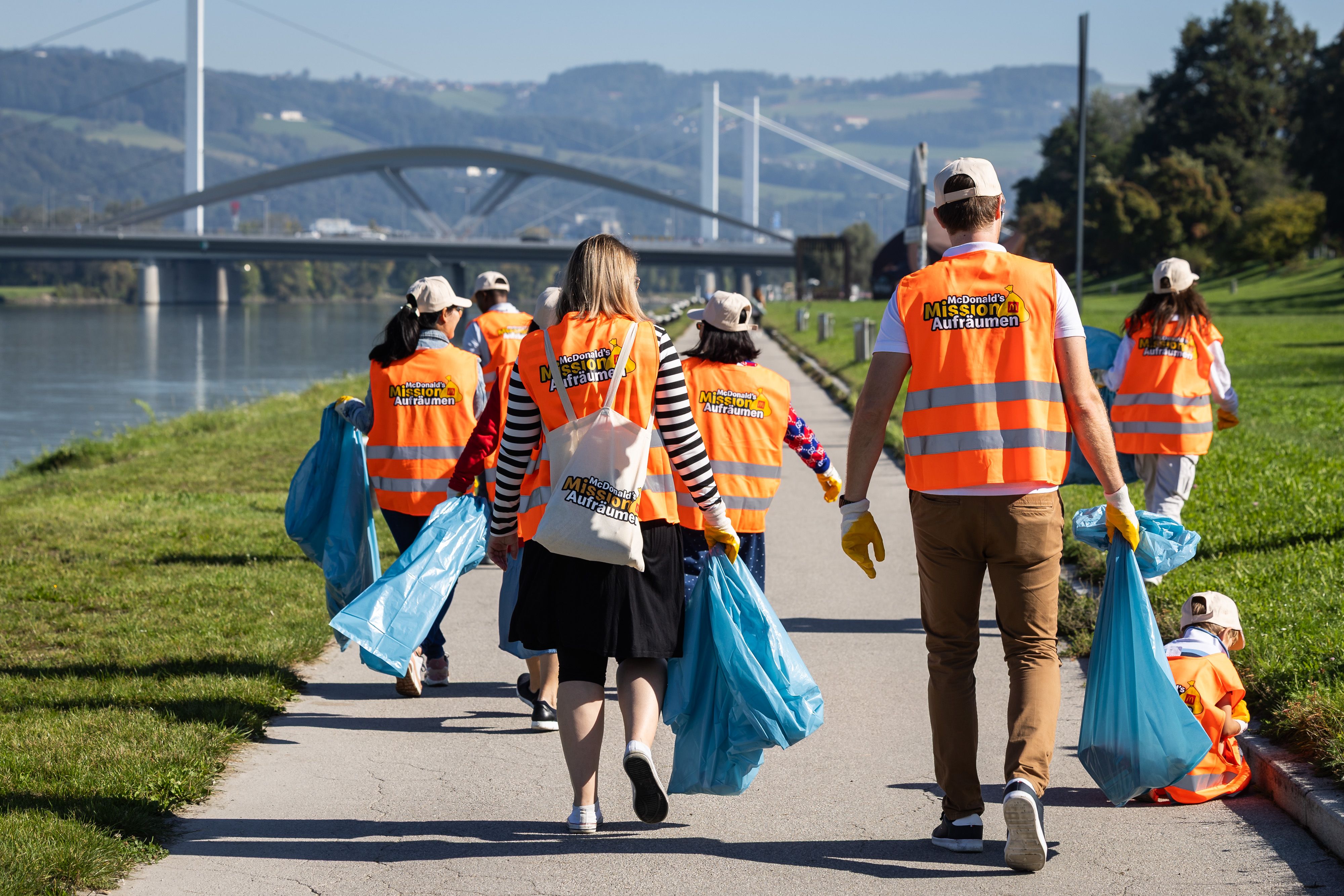 Rund 3.200 Kilogramm Müll wurden bei der McDonald’s-Sammelaktion 