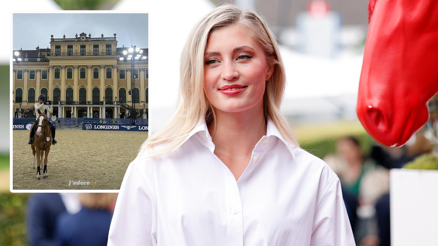 Heute.at - Letzter Platz! Schweiger-Tochter reitet in Schönbrunn