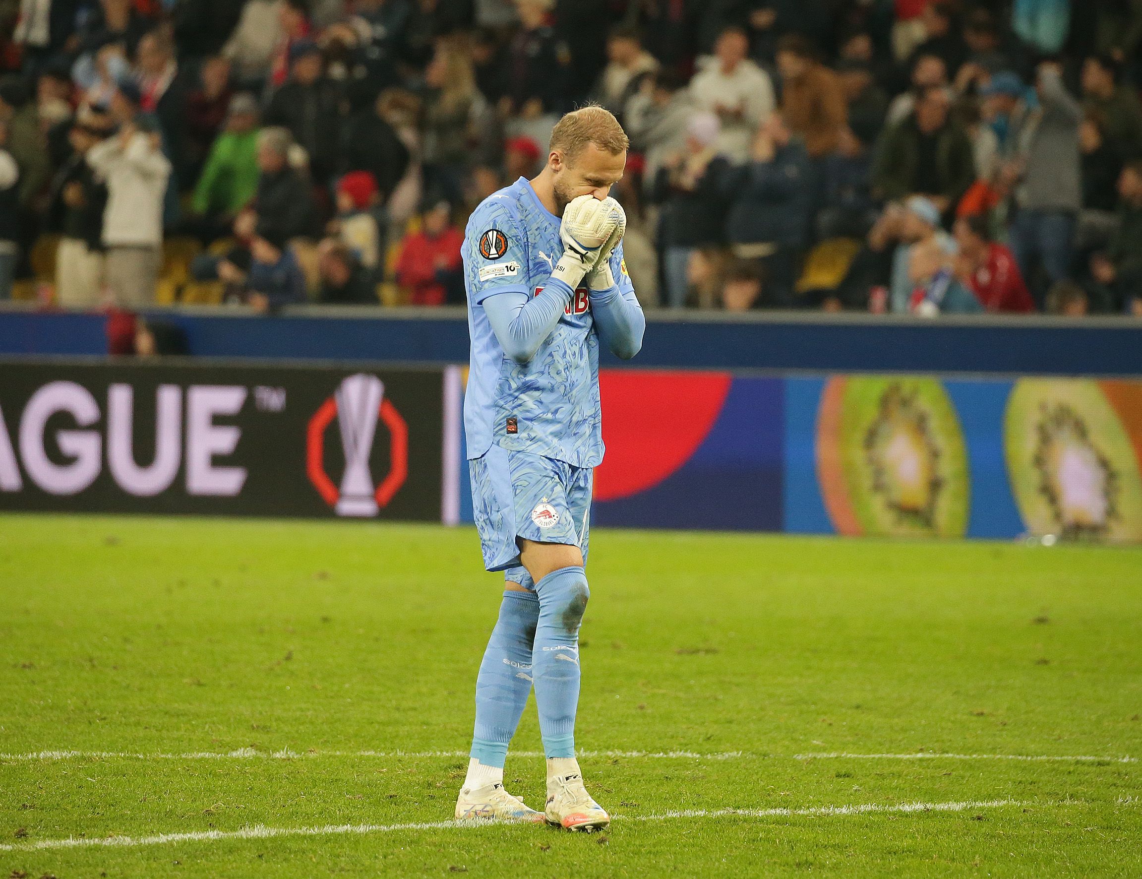 Alexander Schlager konnte das Gegentor nicht verhindern. 