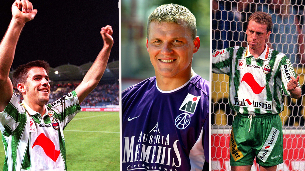 Michael Wagner, Krzysztof Ratajczyk oder Peter Stöger, nur drei Überläufer zwischen Rapid und der Austria. 