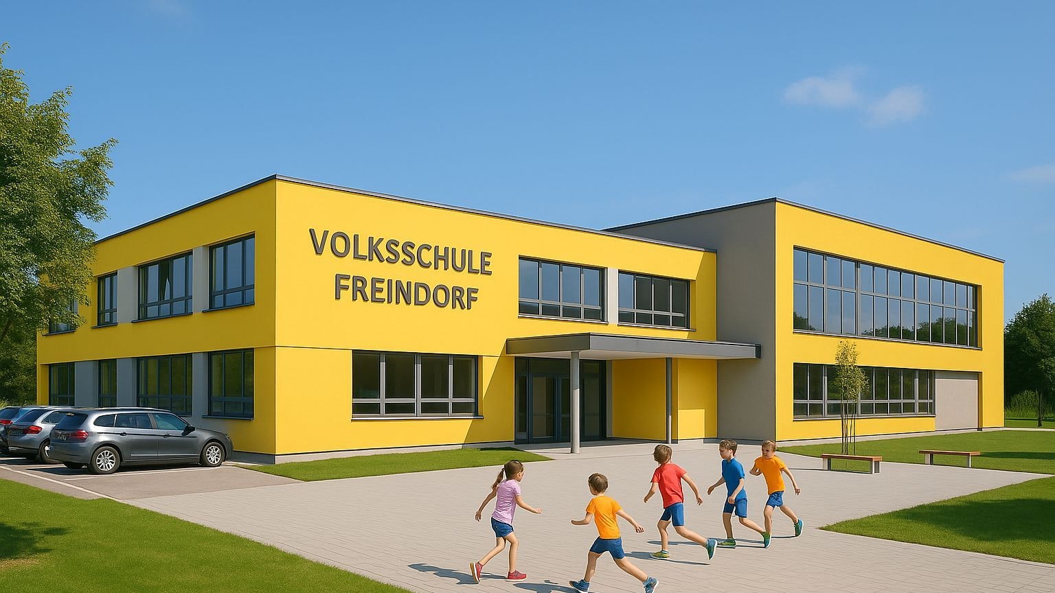 Heute.at - Ansfelden soll bald topmoderne neue Schule bekommen