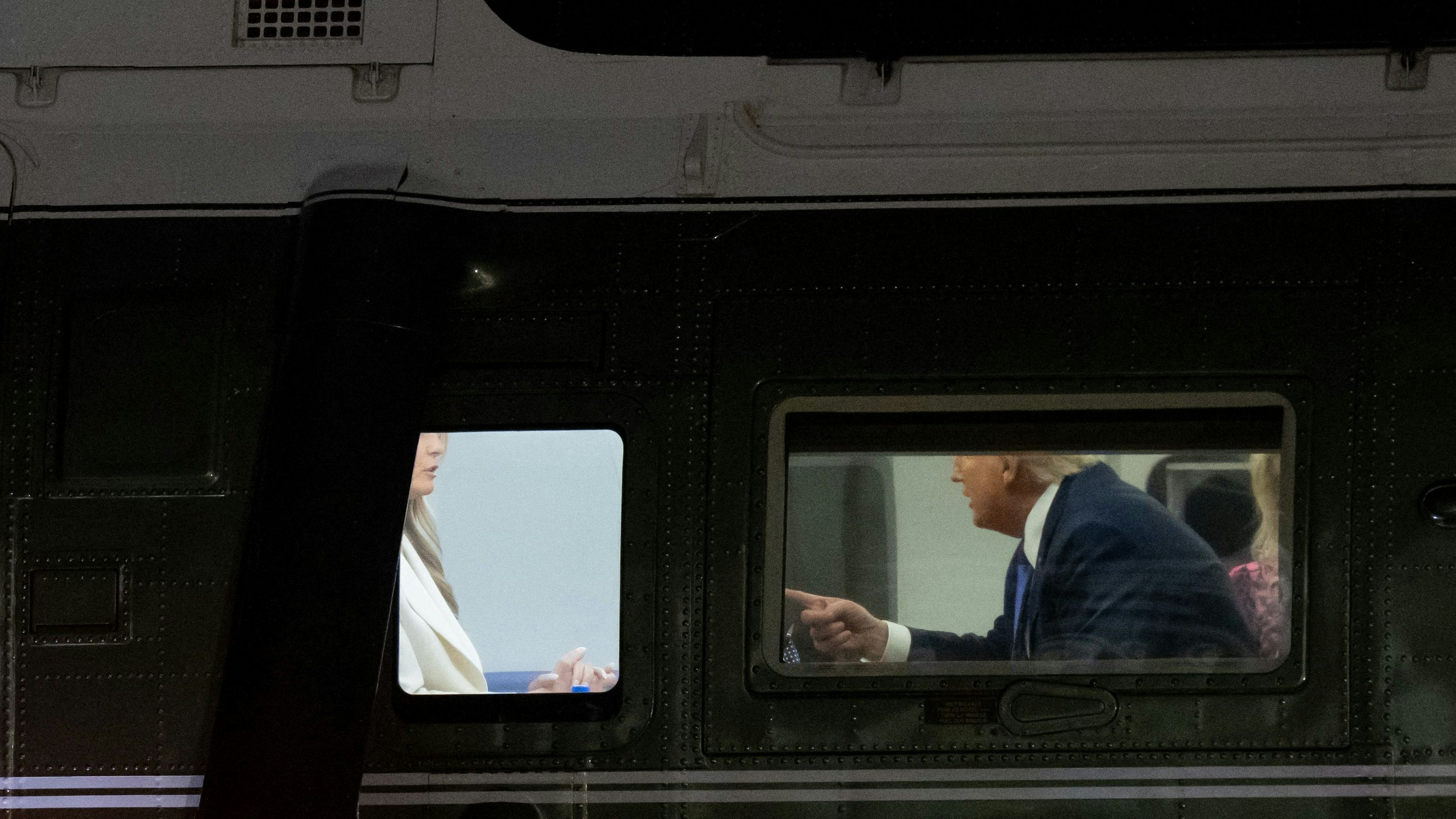 Die Aufnahmen zeigen eine hitzige Diskussion zwischen dem US-Präsidenten und seiner Frau.