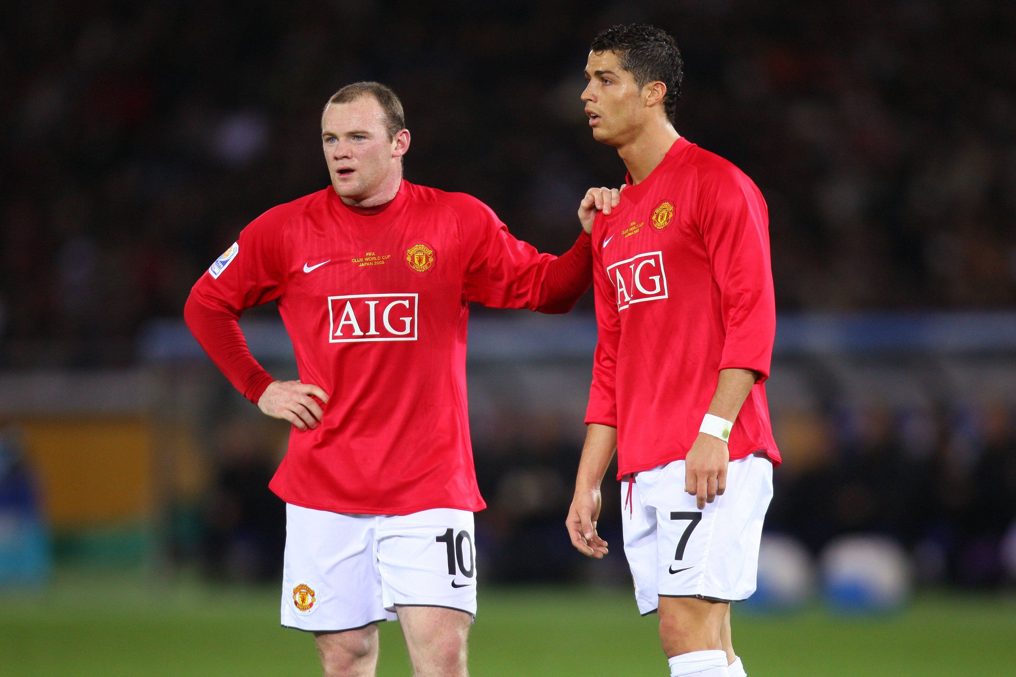 Wayne Rooney und Cristiano Ronaldo