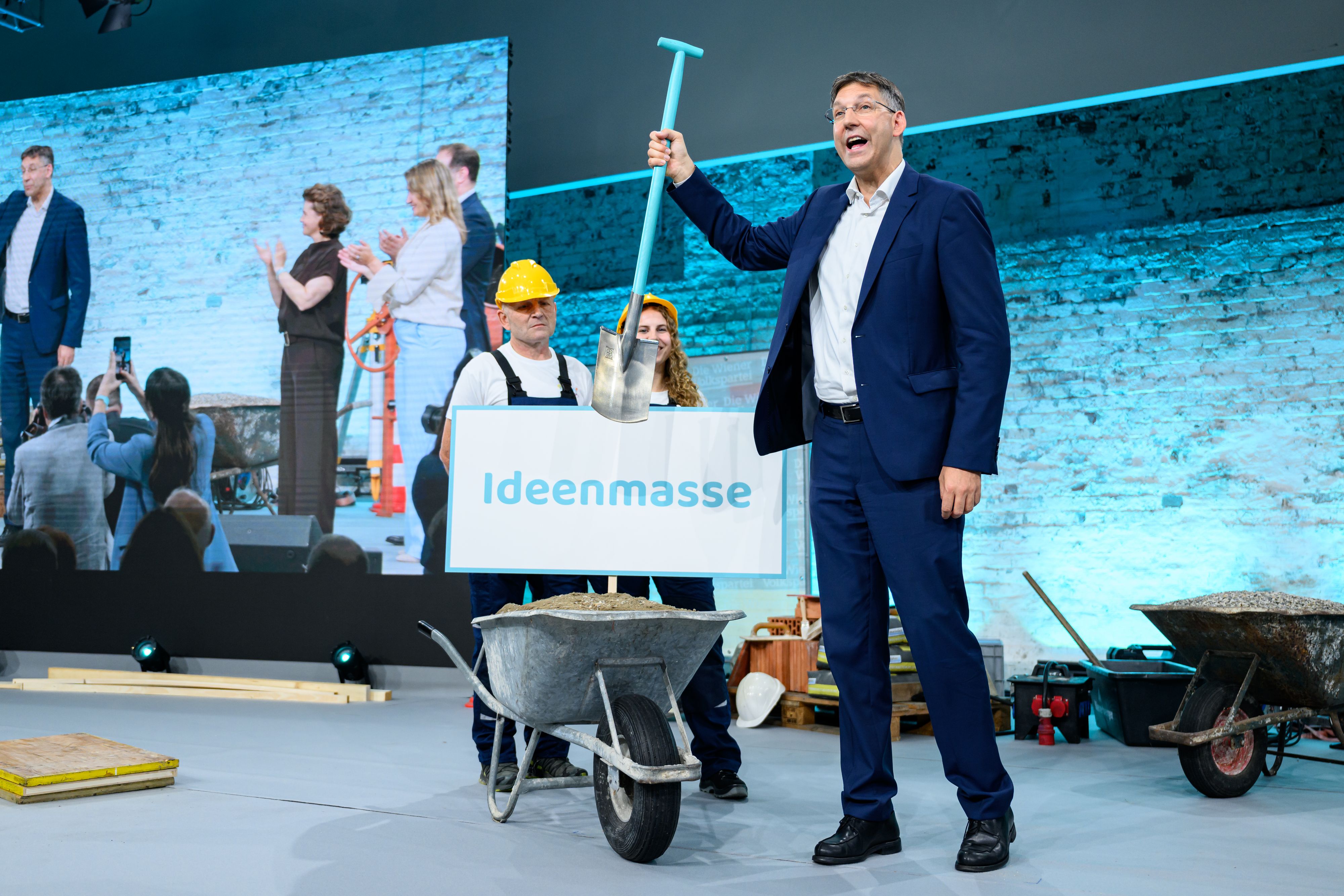 Landesparteiobmann der Wiener ÖVP Markus Figl beim Landesparteitag.