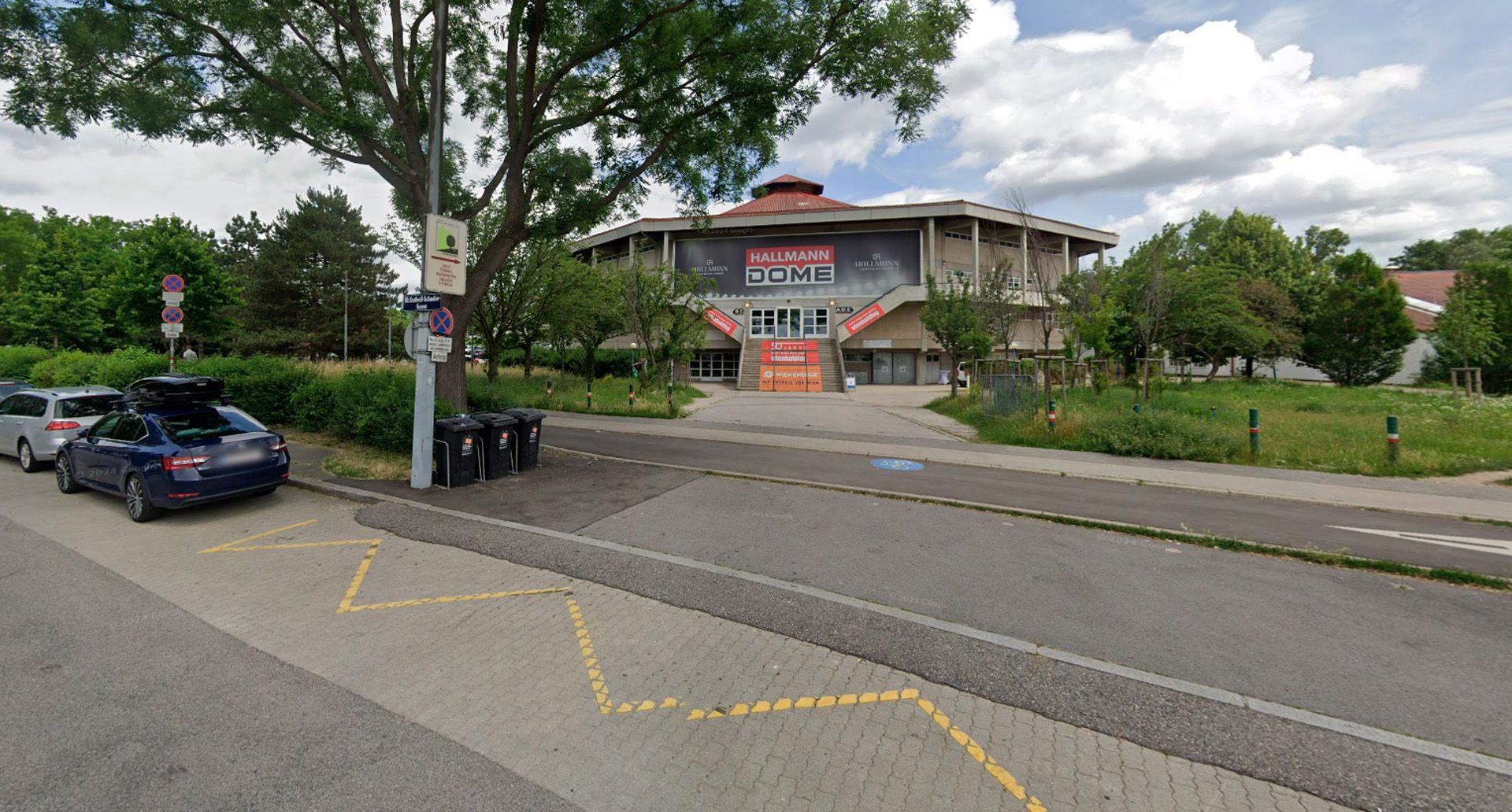 Hier traf das Ex-Paar aufienander.