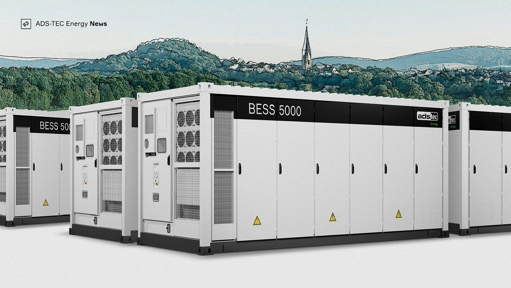 ADS-TEC Energy kündigt eines der weltweit größten BESS-Projekte an.
