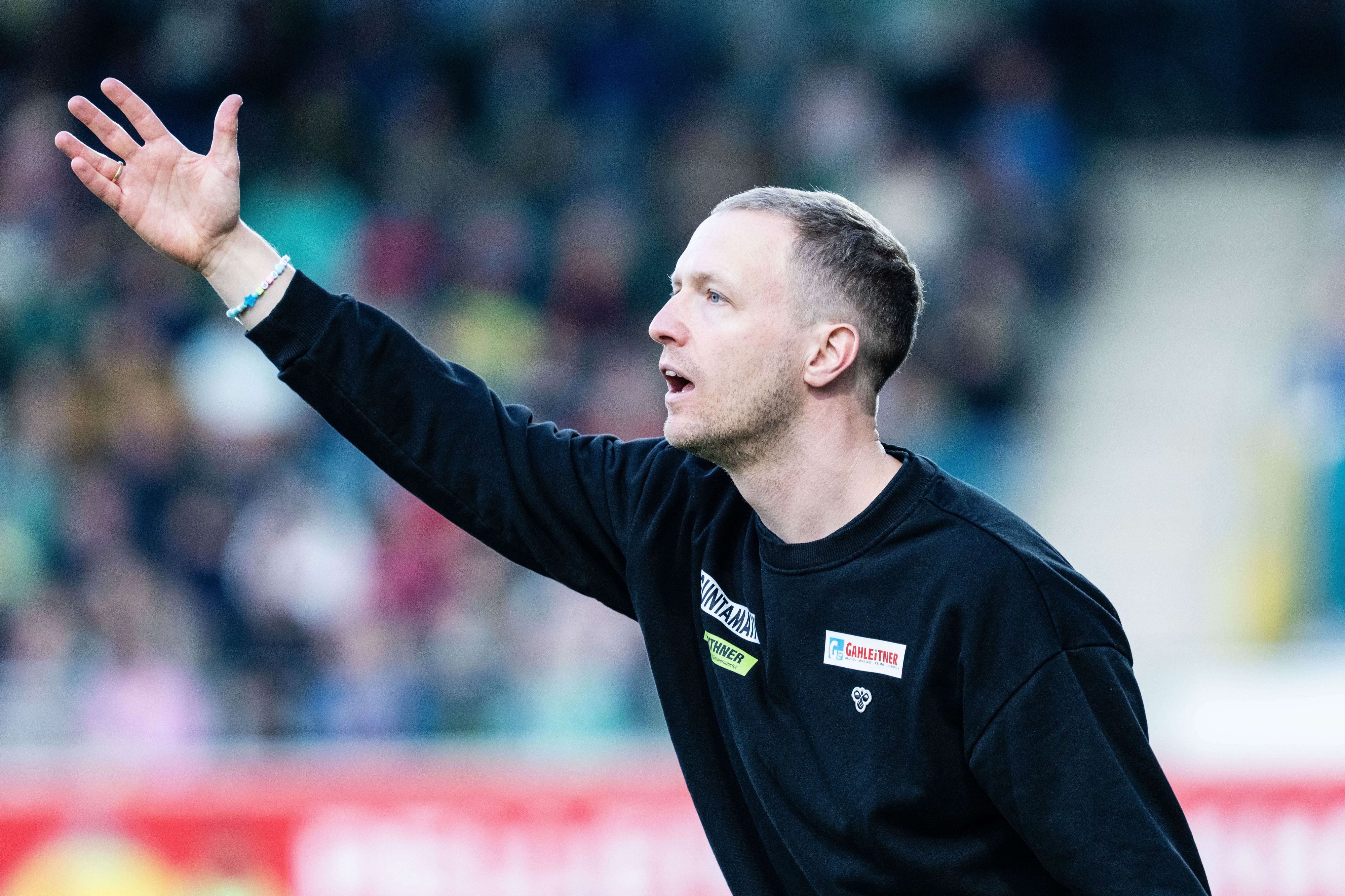 Ried-Trainer Maximilian Senft. 
