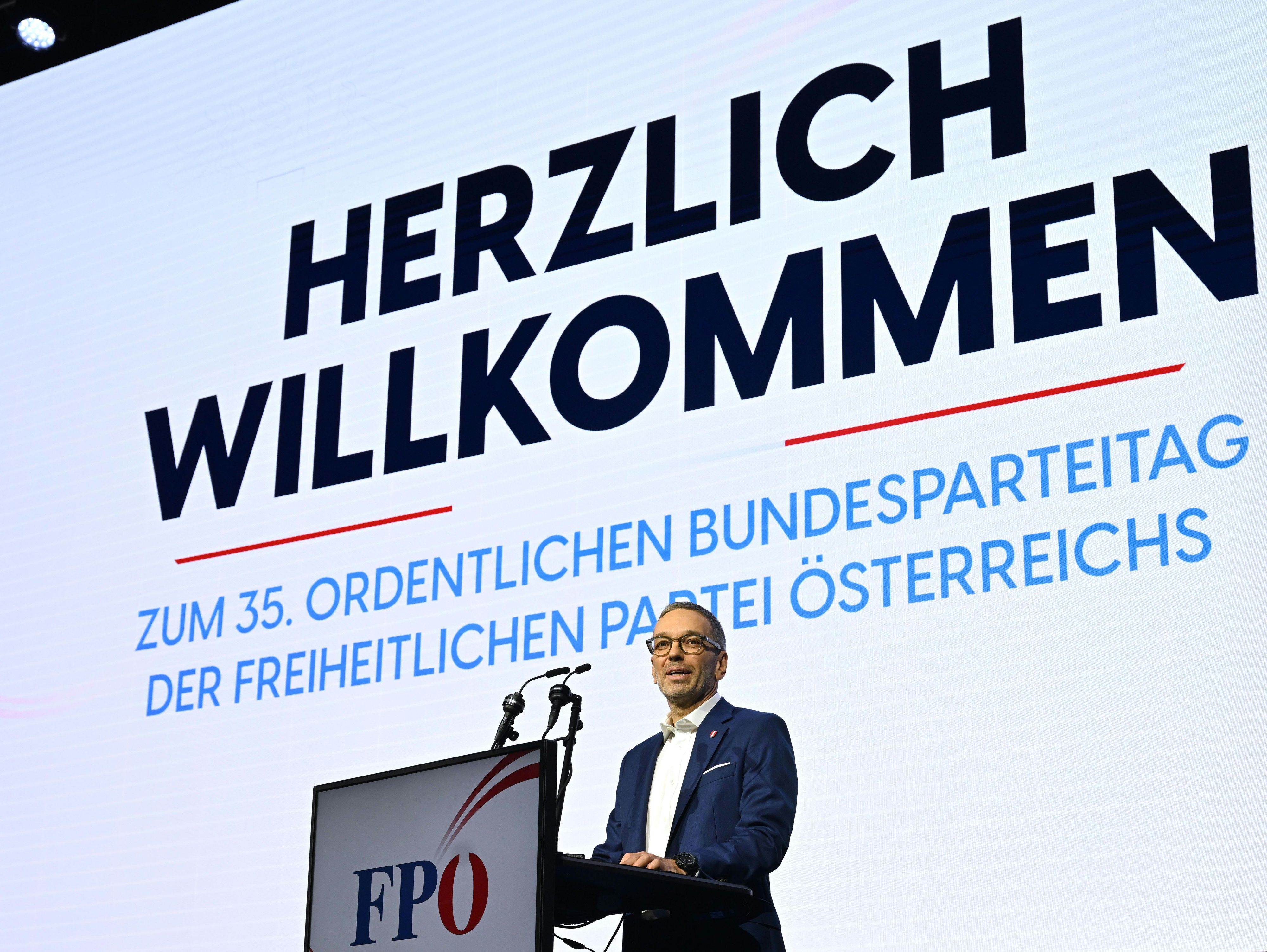 FPÖ-Chef Herbert Kickl teilte am Samstag gegen die Regierung aus.