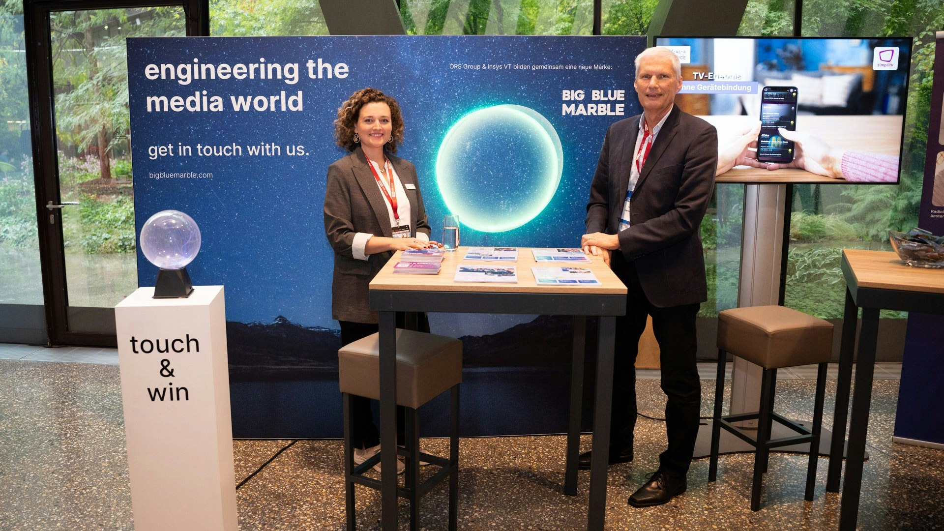 Big Blue Marble, die internationale Medientechnologiemarke der ORS Group und Insys Video Technologies, präsentierte sich auf den Österreichischen Medientagen.