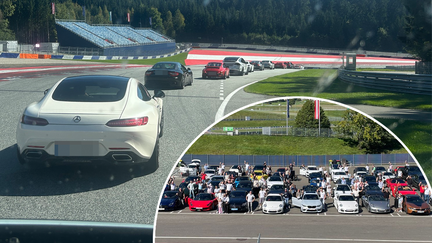 Die kleinen Patienten durften auf den Red Bull Ring. Der Verein 
