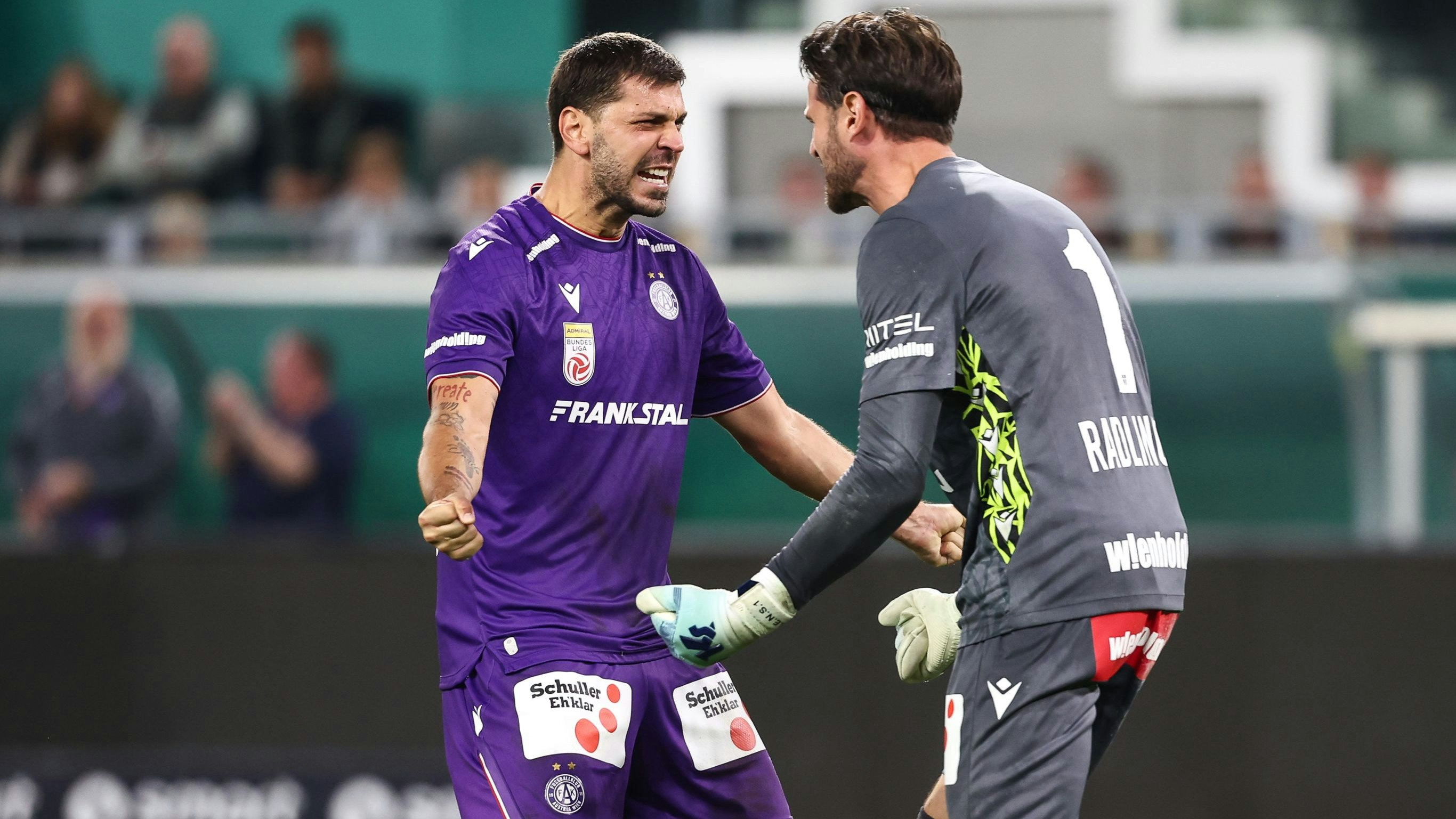 AAleksandar Dragovic and Samuel Sahin-Radlinger (A.Wien).