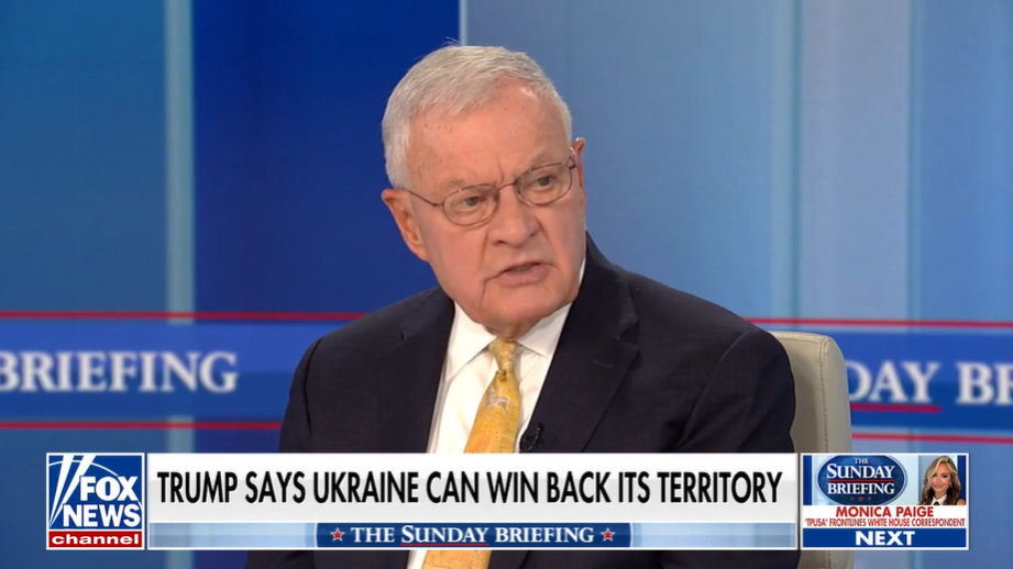 US-Sondergesandter Keith Kellogg während seines Interviews auf Fox News am 28. September 2025