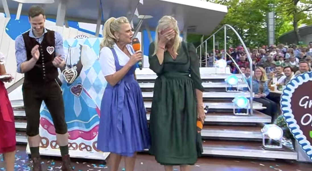 Andrea Kiwiel kommen die Tränen.